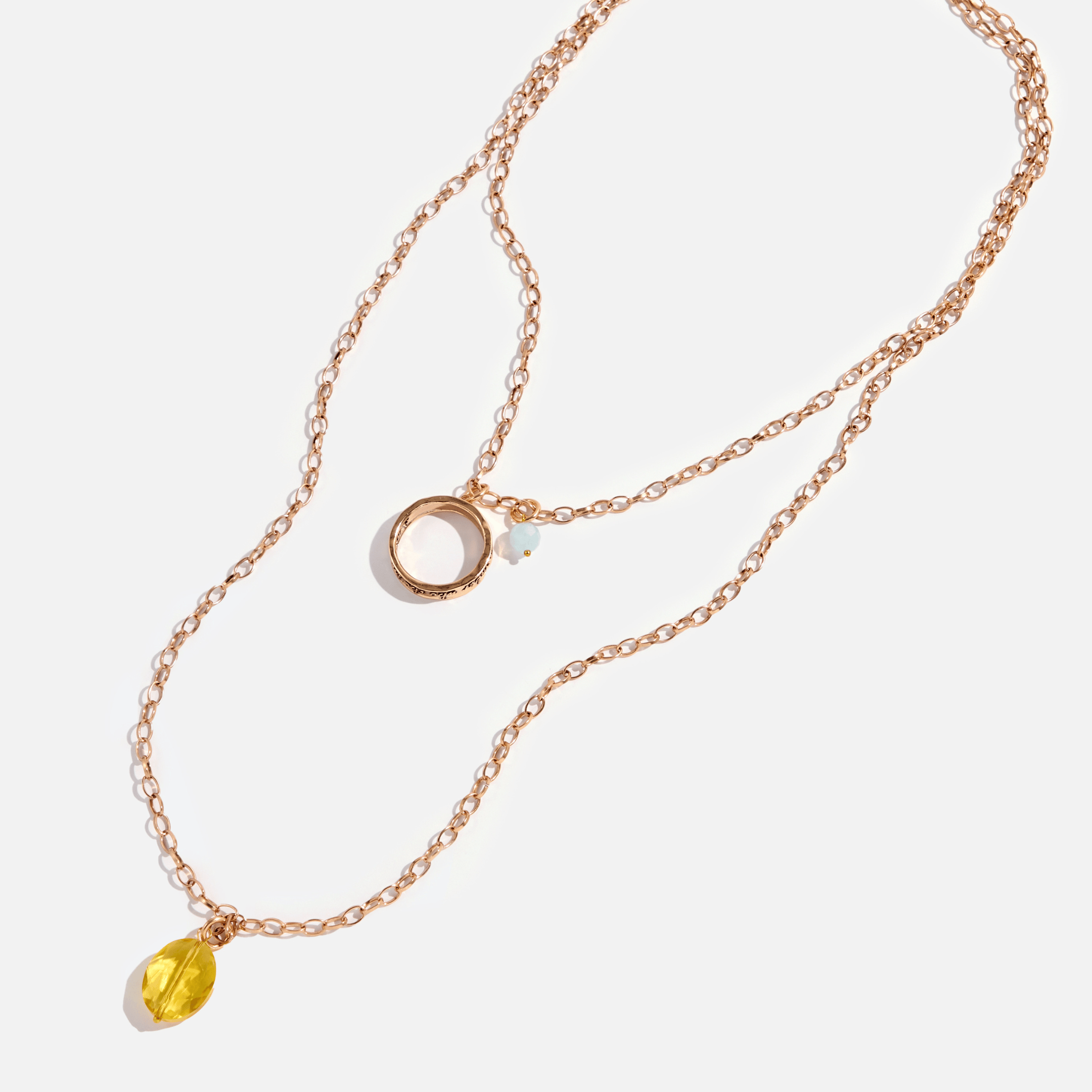 I Welcome Miracles Ring Original Necklace