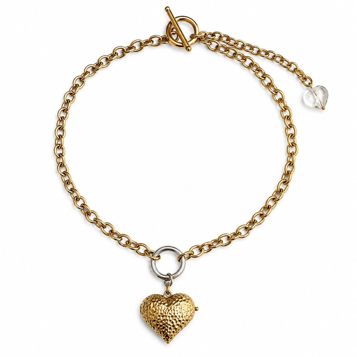 Follow Your Heart Locket Choker Necklace