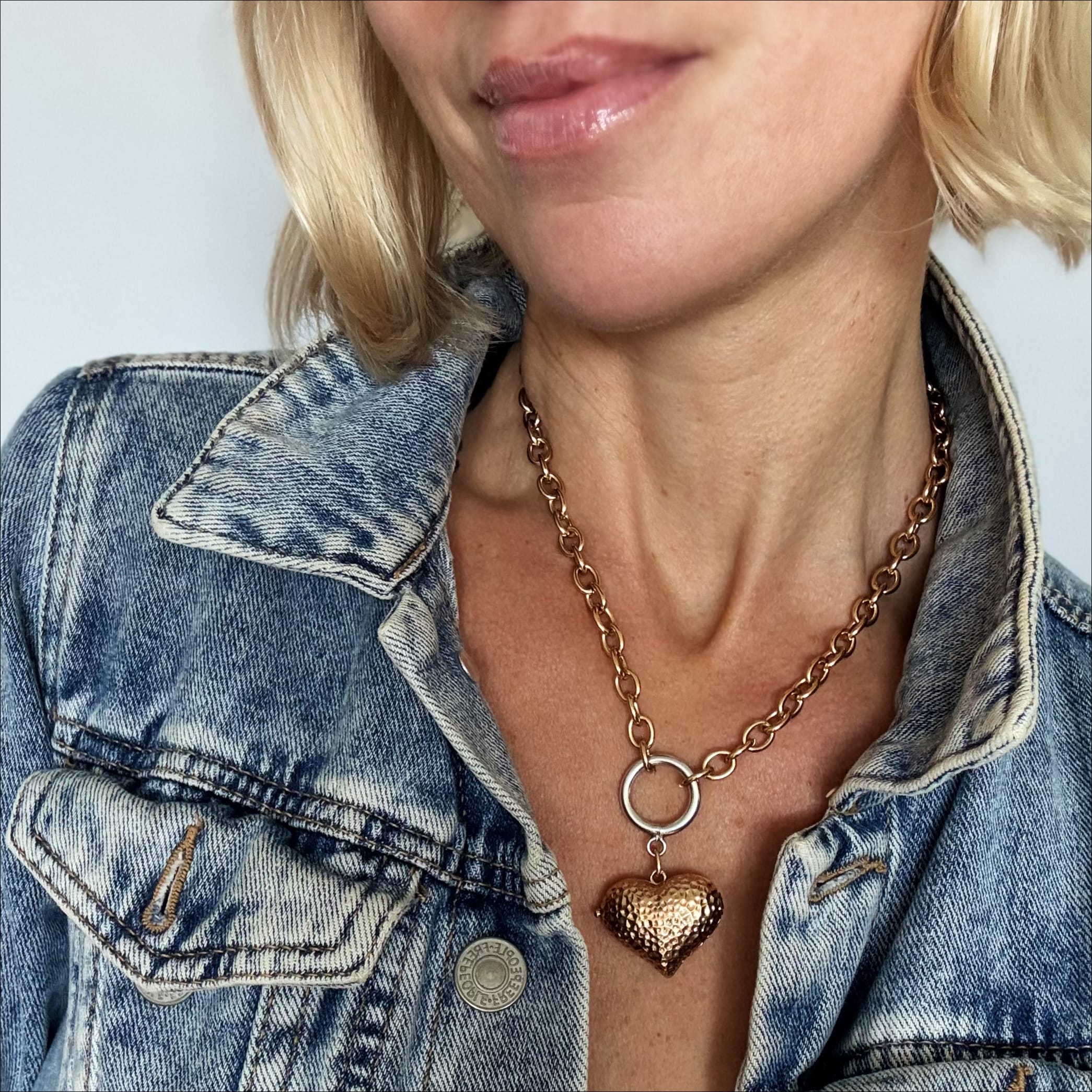 Follow Your Heart Locket Choker Necklace