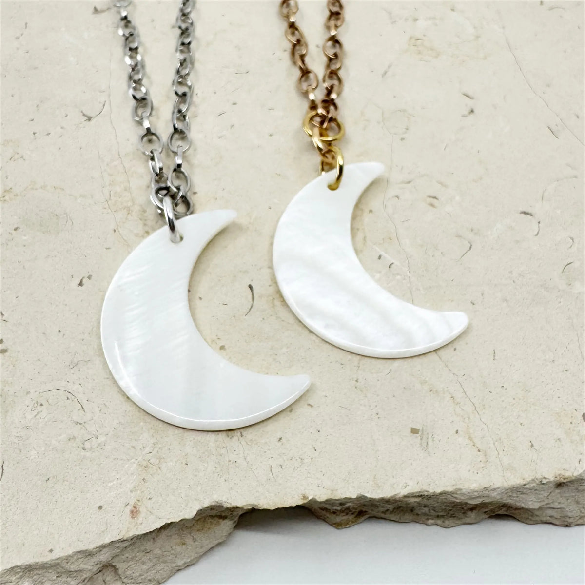 Moon Layering Chain Necklace