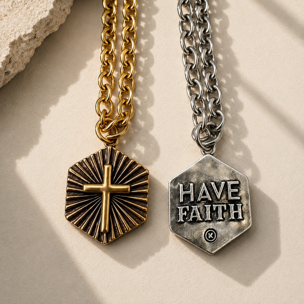 Have Faith Shining Cross Essential Necklace