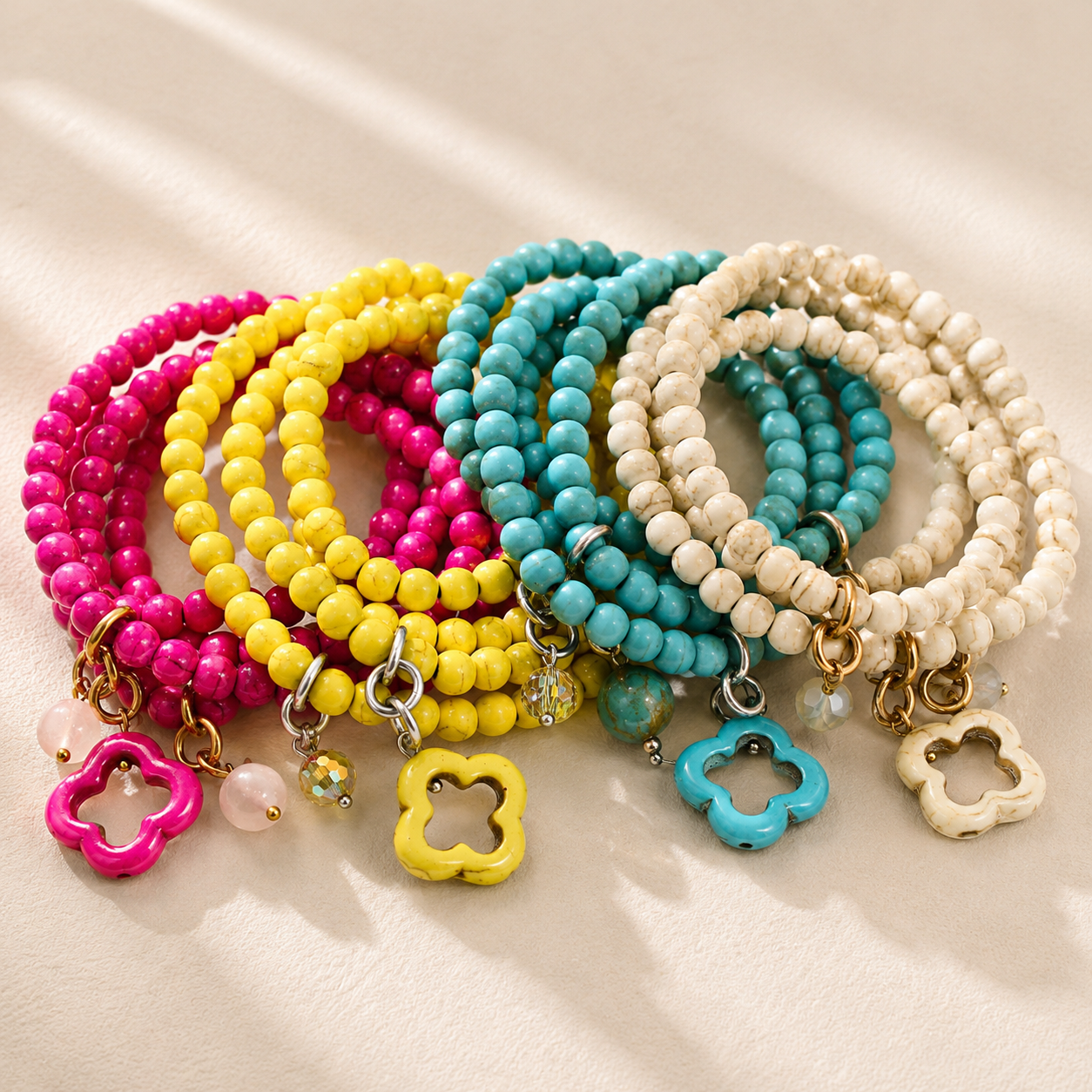 Howlite Wrap Bracelet/Necklace