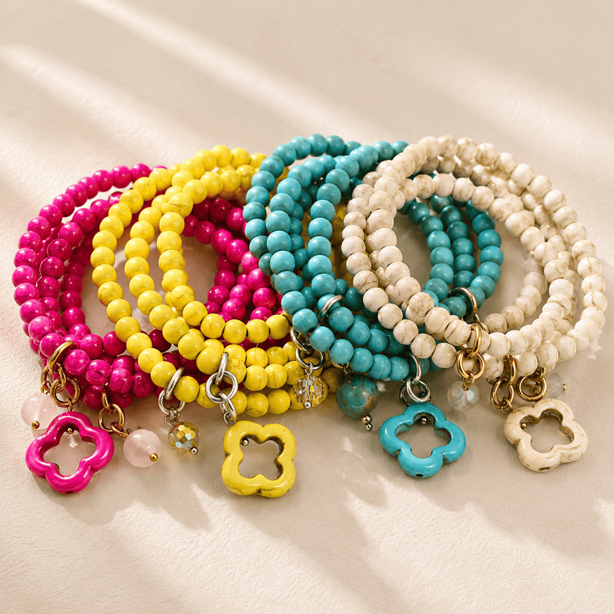 Howlite Wrap Bracelet/Necklace