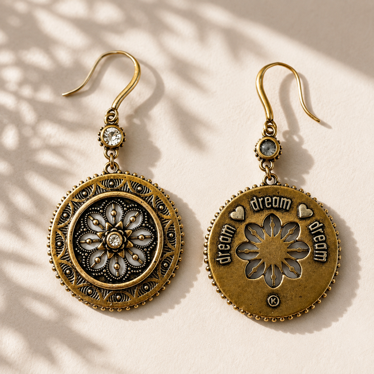 Dream Mandala Drop Earrings