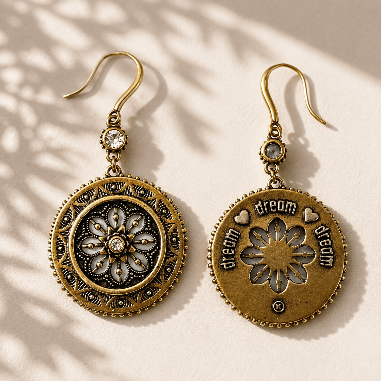 Dream Mandala Drop Earrings