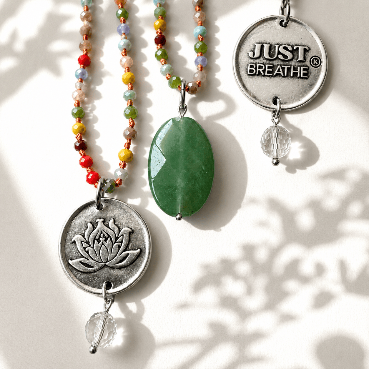 Just Breathe Lotus Original Necklace