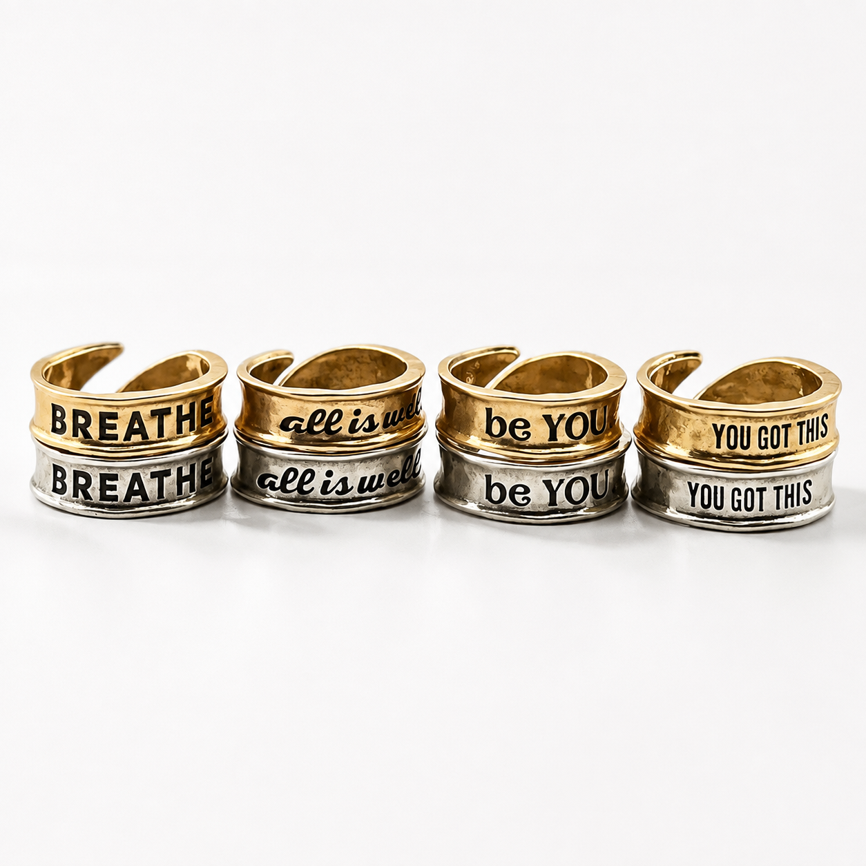 Remember Single Finish Adjustable Ring