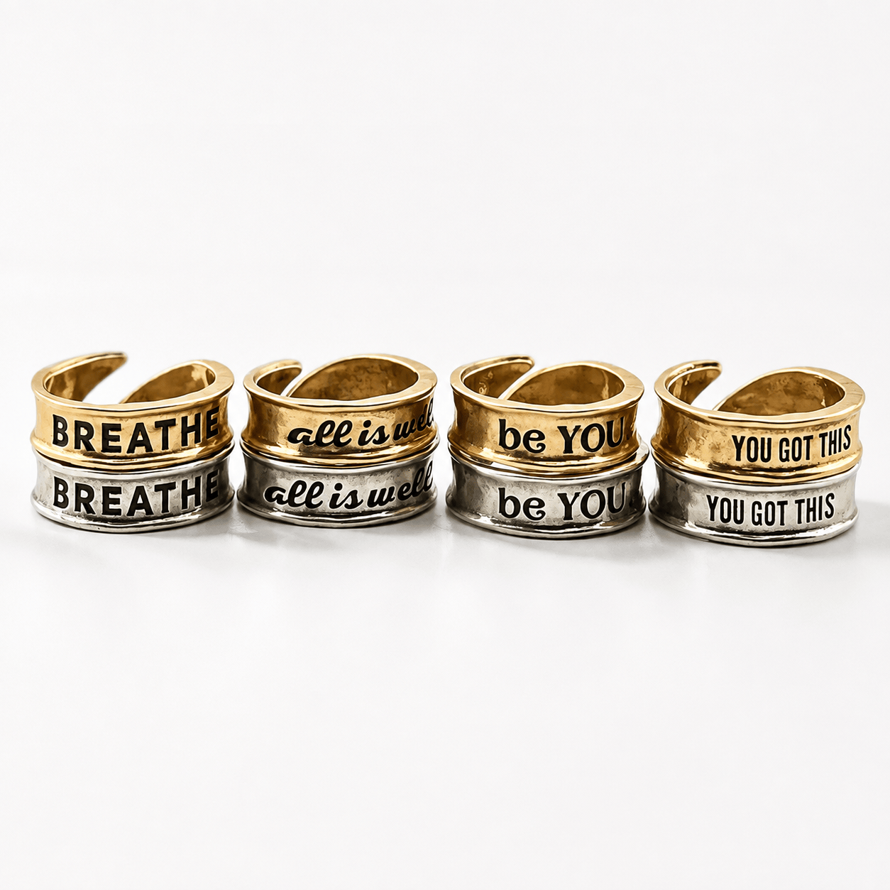 Remember Single Finish Adjustable Ring