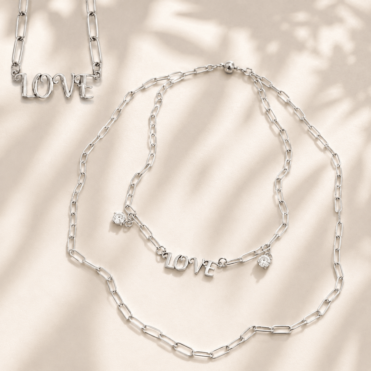 Love Long Chain Necklace