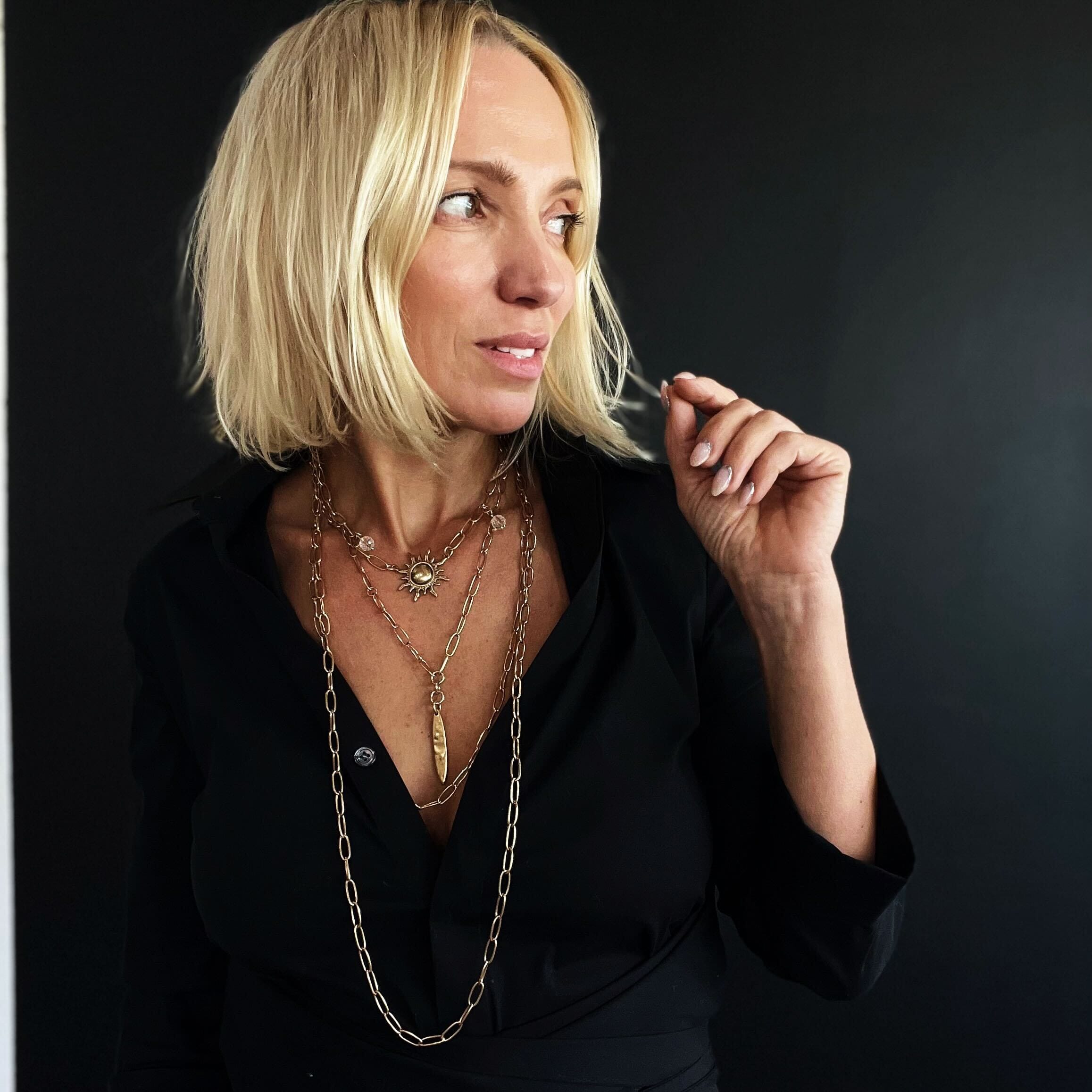 Unfuckwithable Vertical Bar Klink Necklace