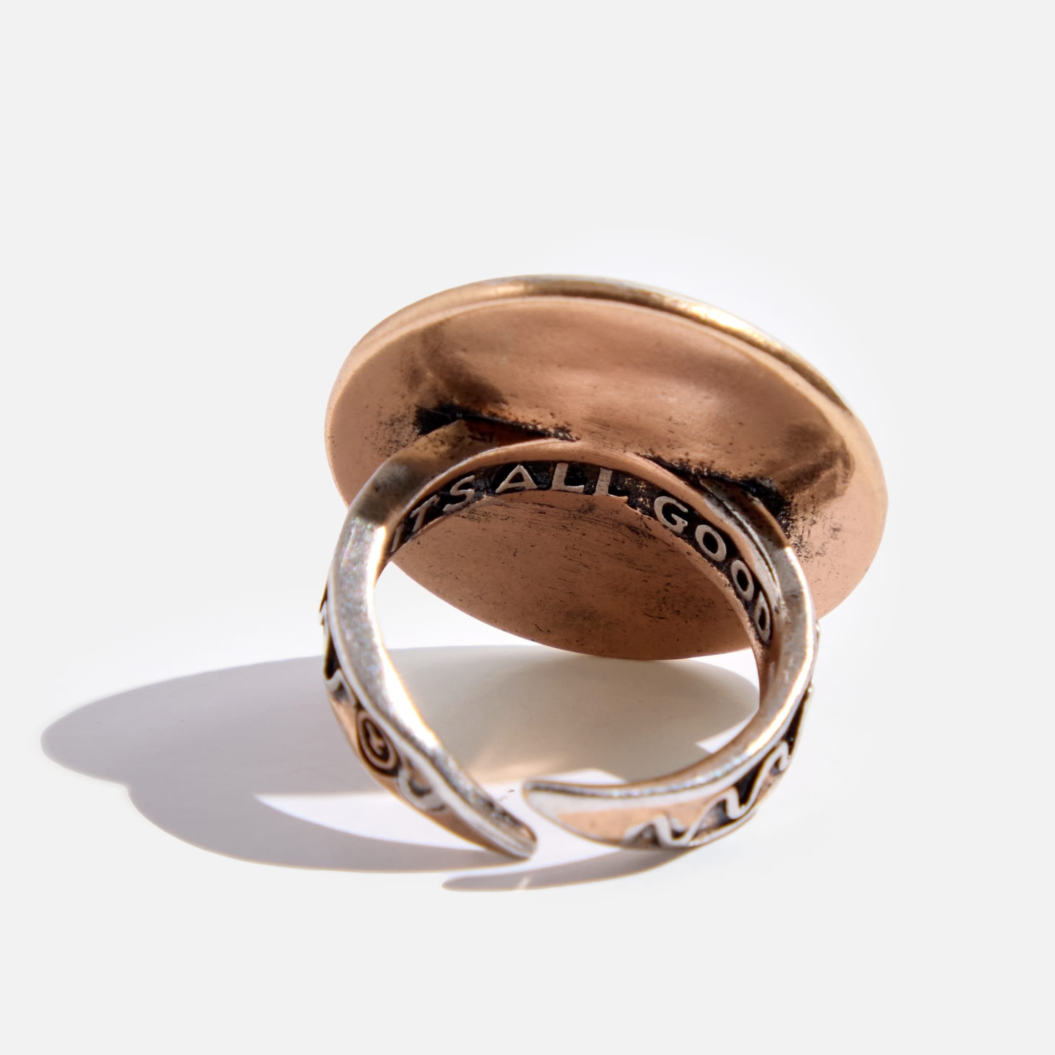 It's All Good Mandala Inspire Adjustable Ring