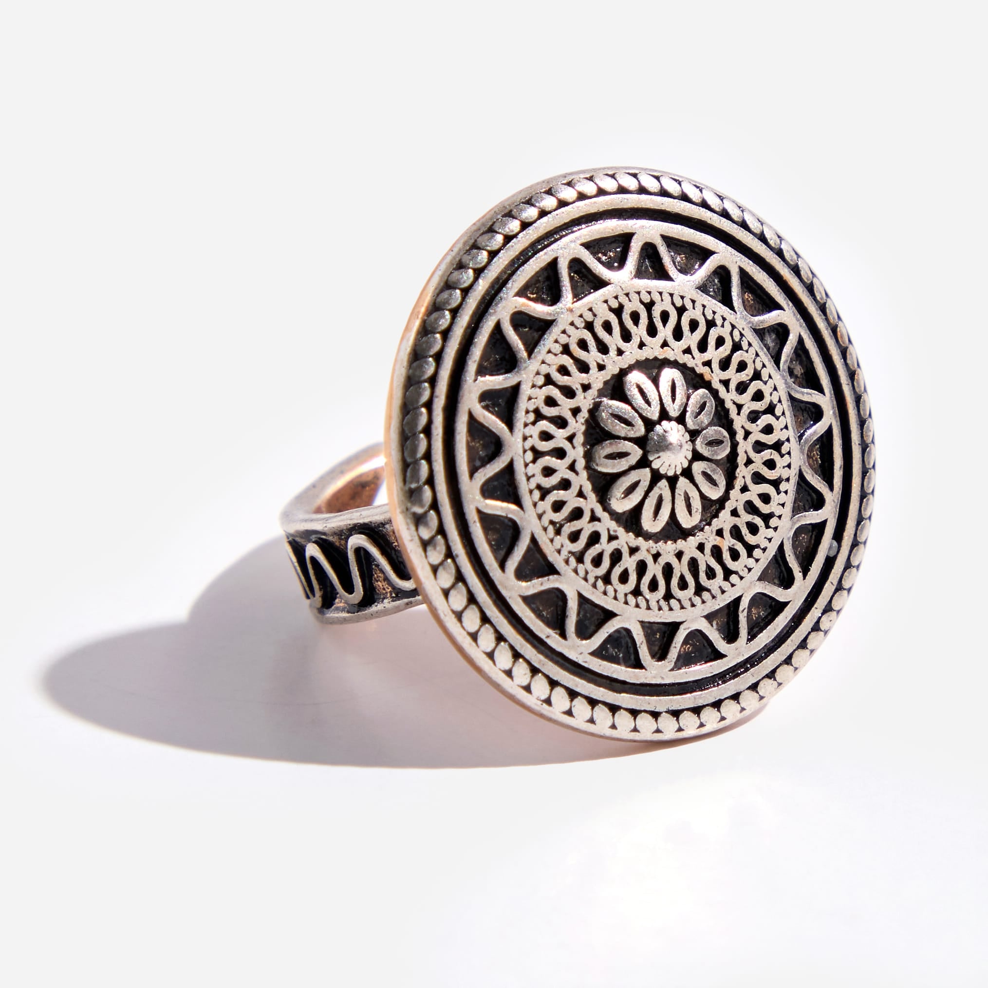 It's All Good Mandala Inspire Adjustable Ring
