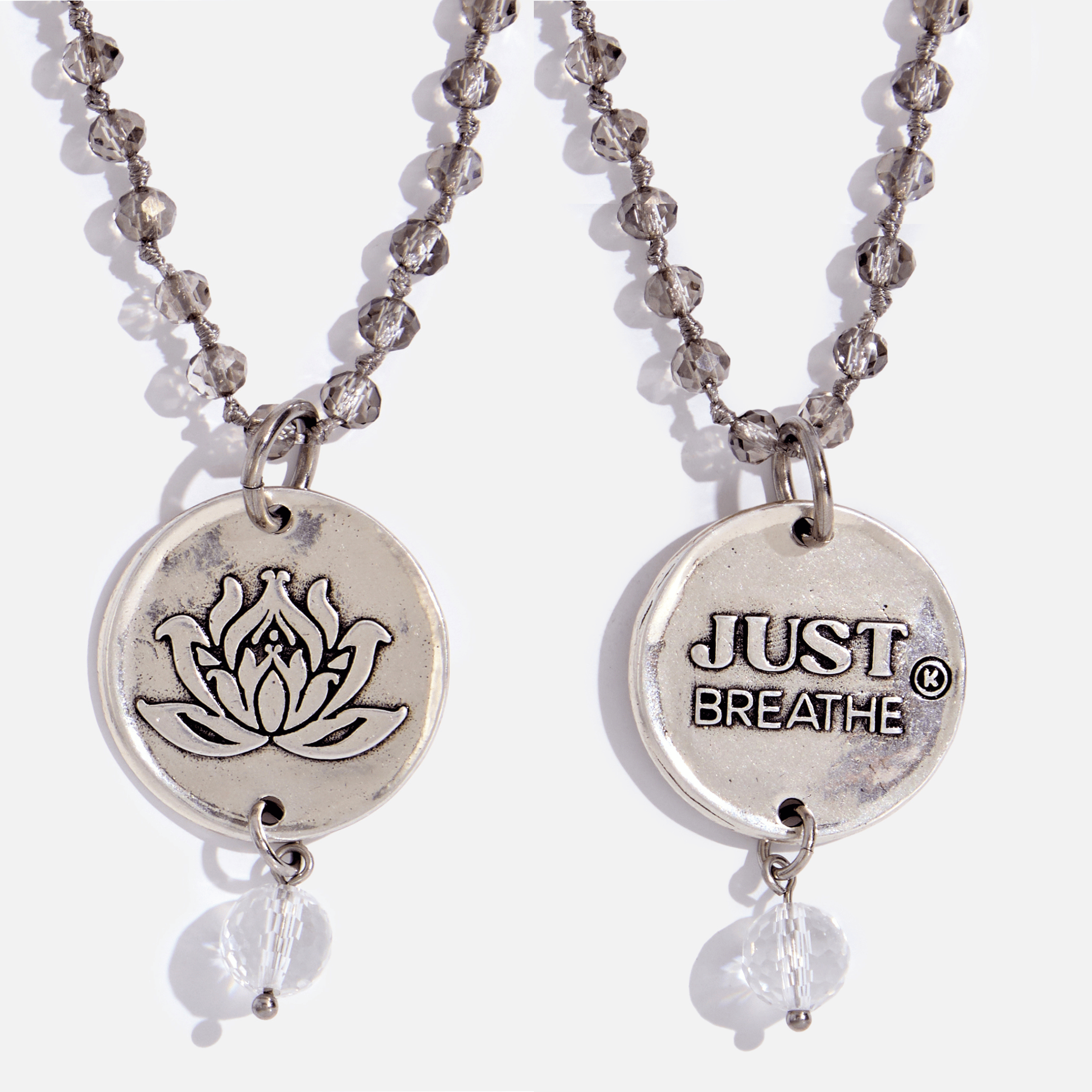 Just Breathe Lotus Original Necklace