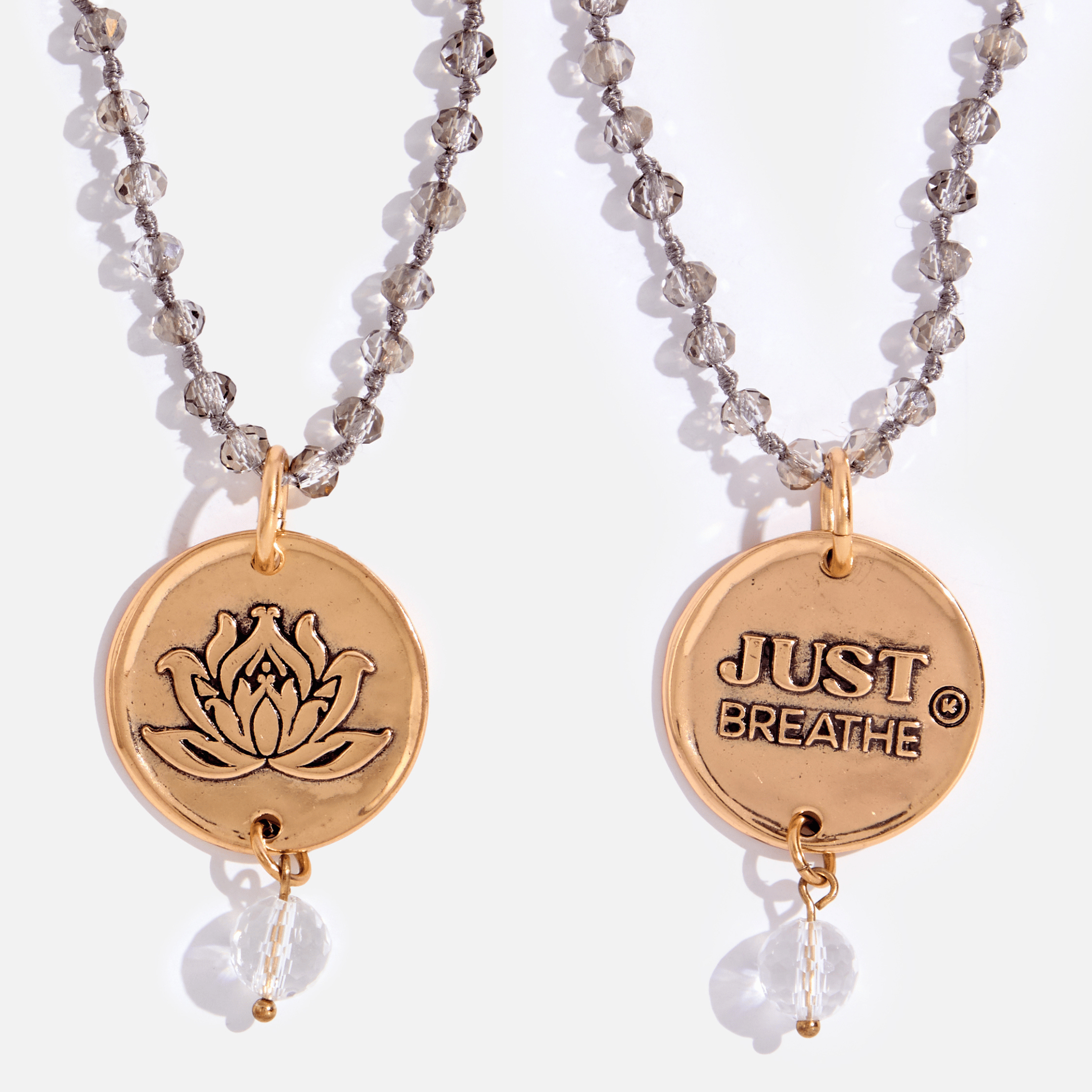 Just Breathe Lotus Original Necklace