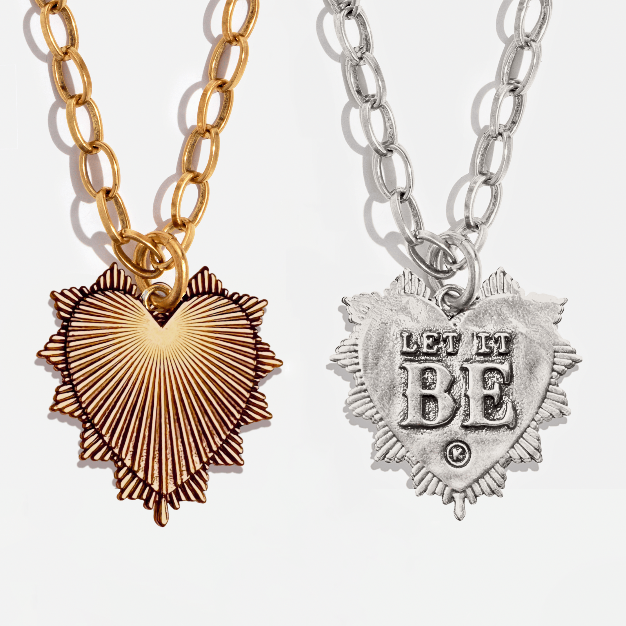 Let It Be Shining Heart Original Necklace