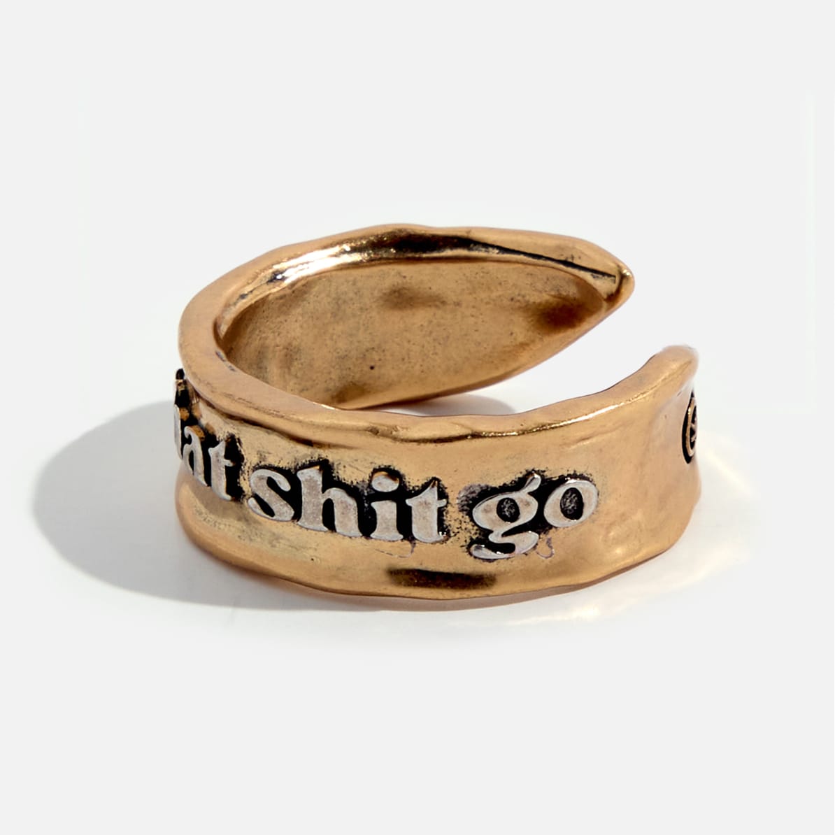 Let That Shit Go Remember Adjustable Ring