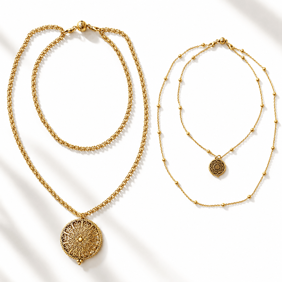 Clarity is Power Magnifying Glass Necklace Set