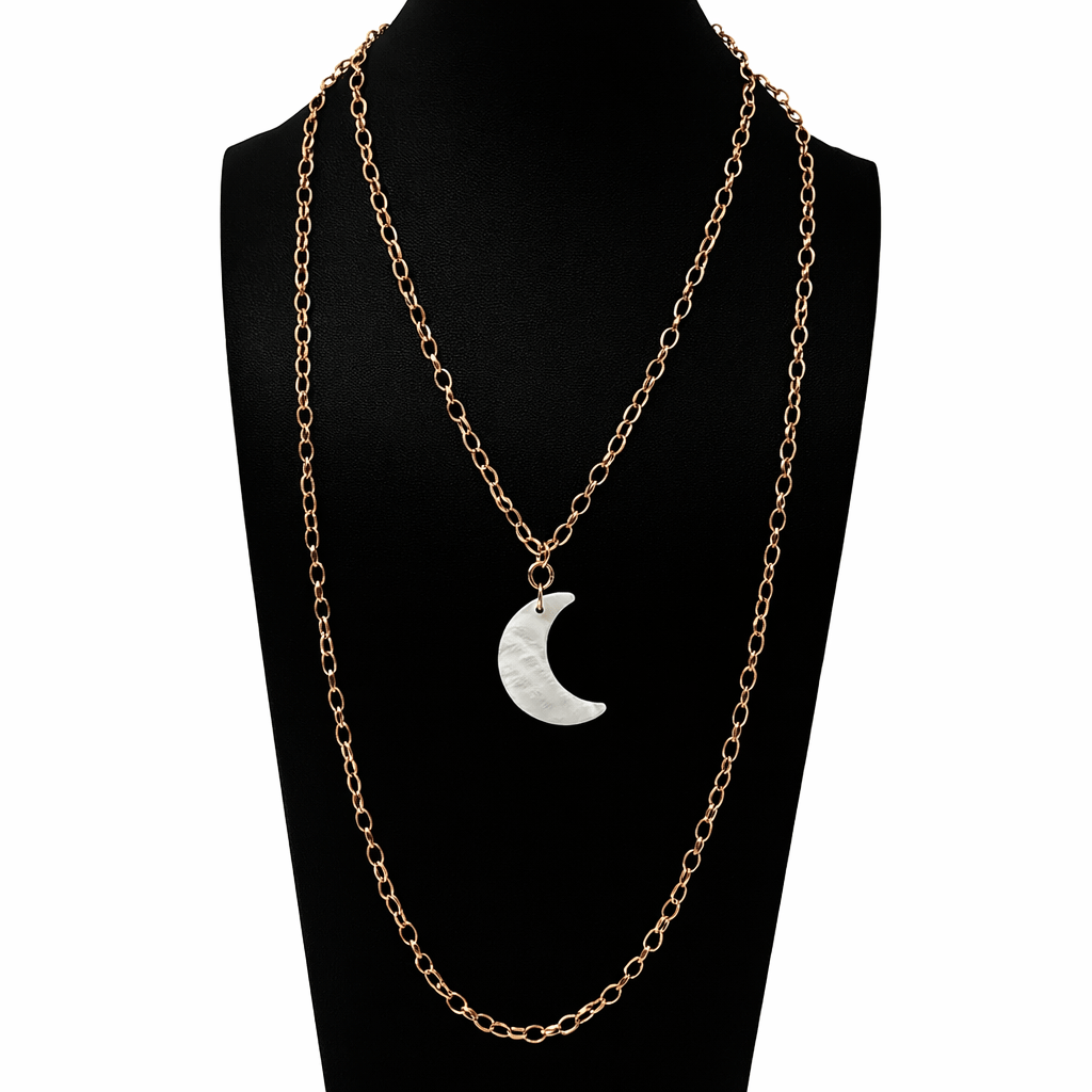 Moon Layering Chain Necklace