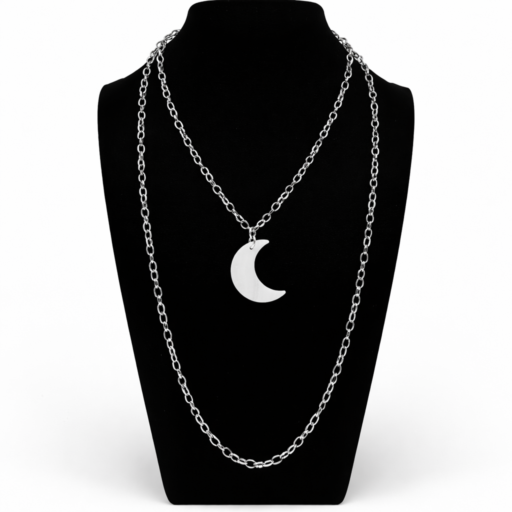 Moon Layering Chain Necklace