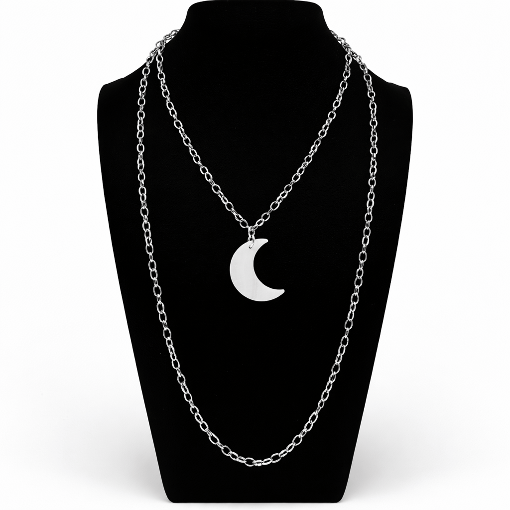 Moon Layering Chain Necklace