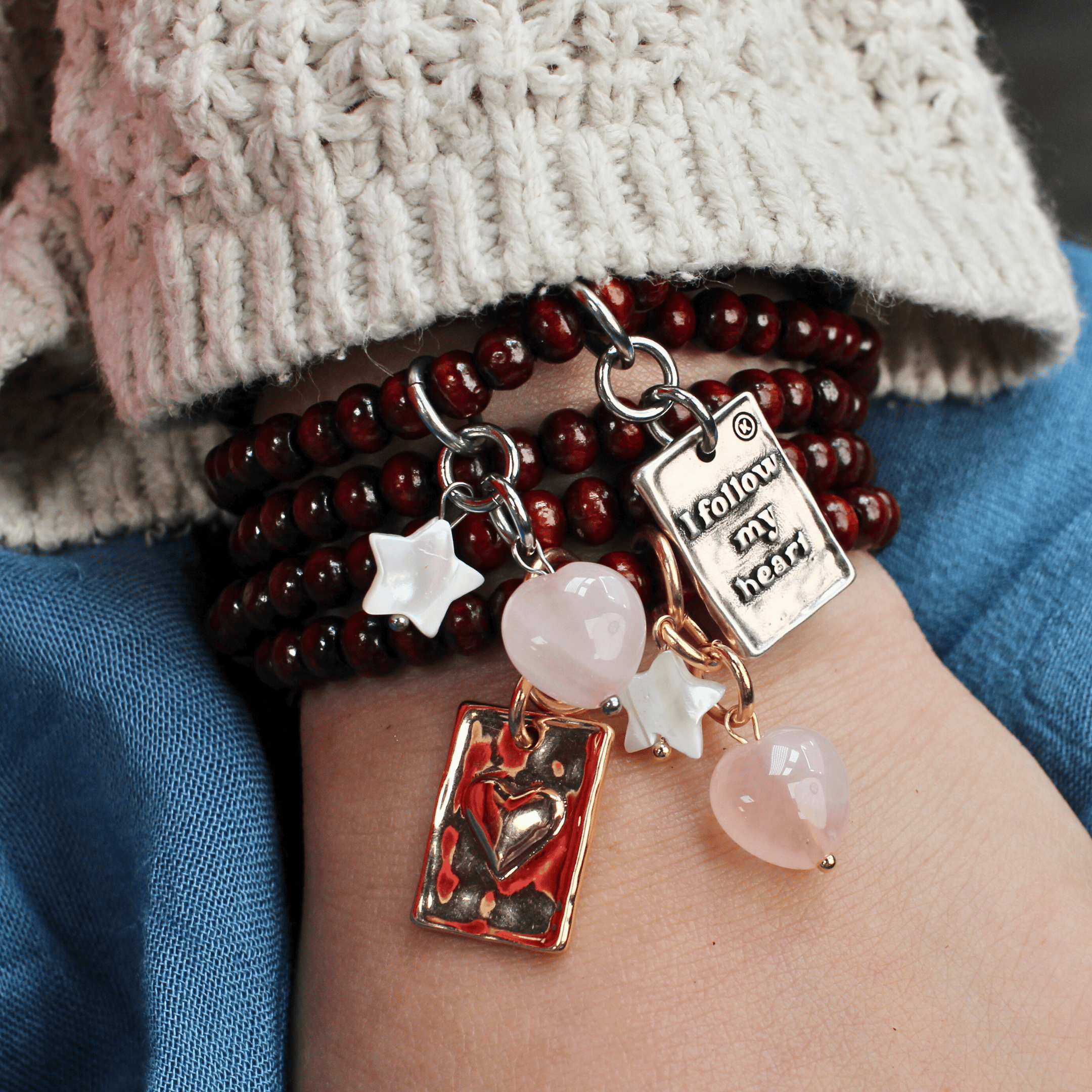 Choose Your Message Mala Bracelet
