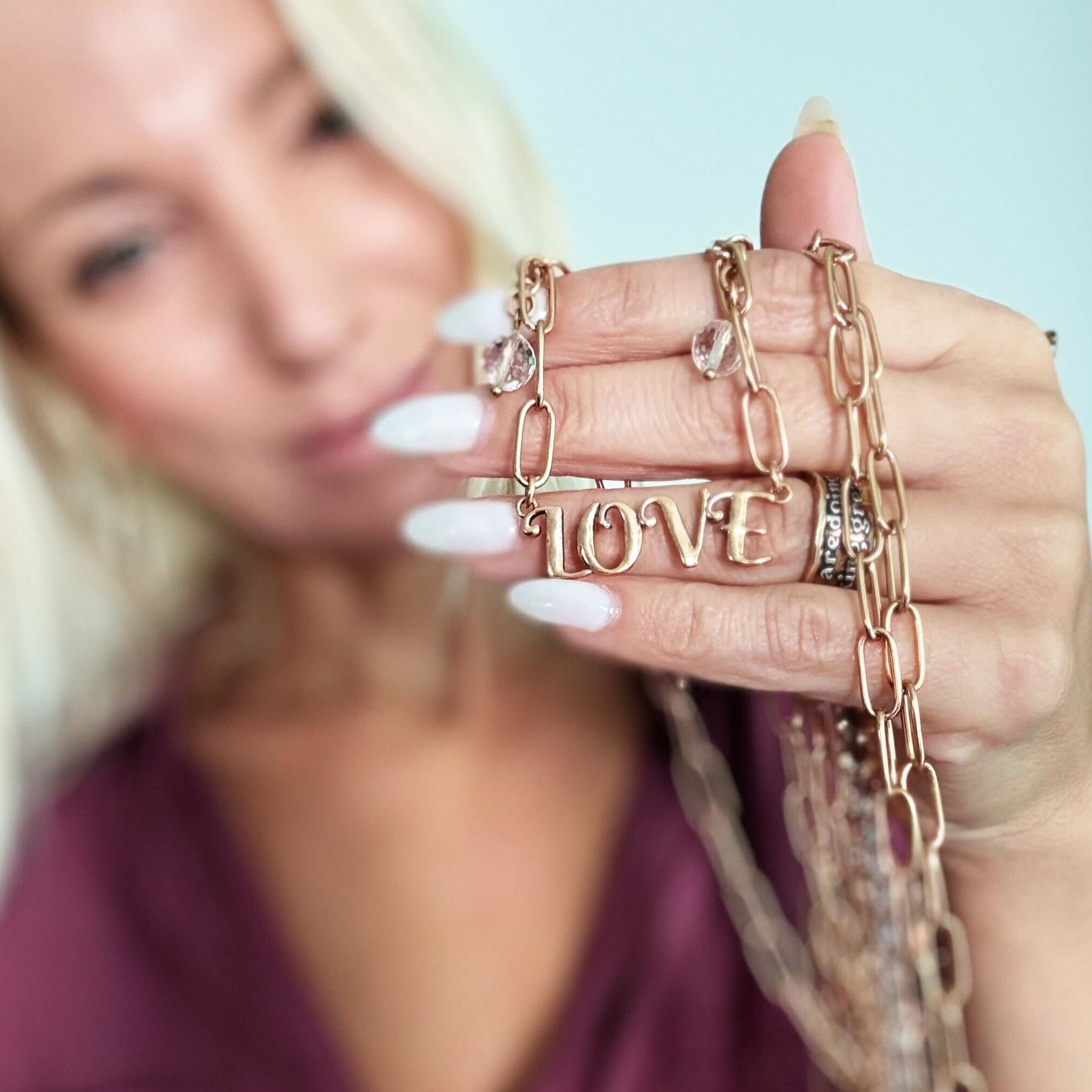 Believe Love Crystal Boho Wrap Set