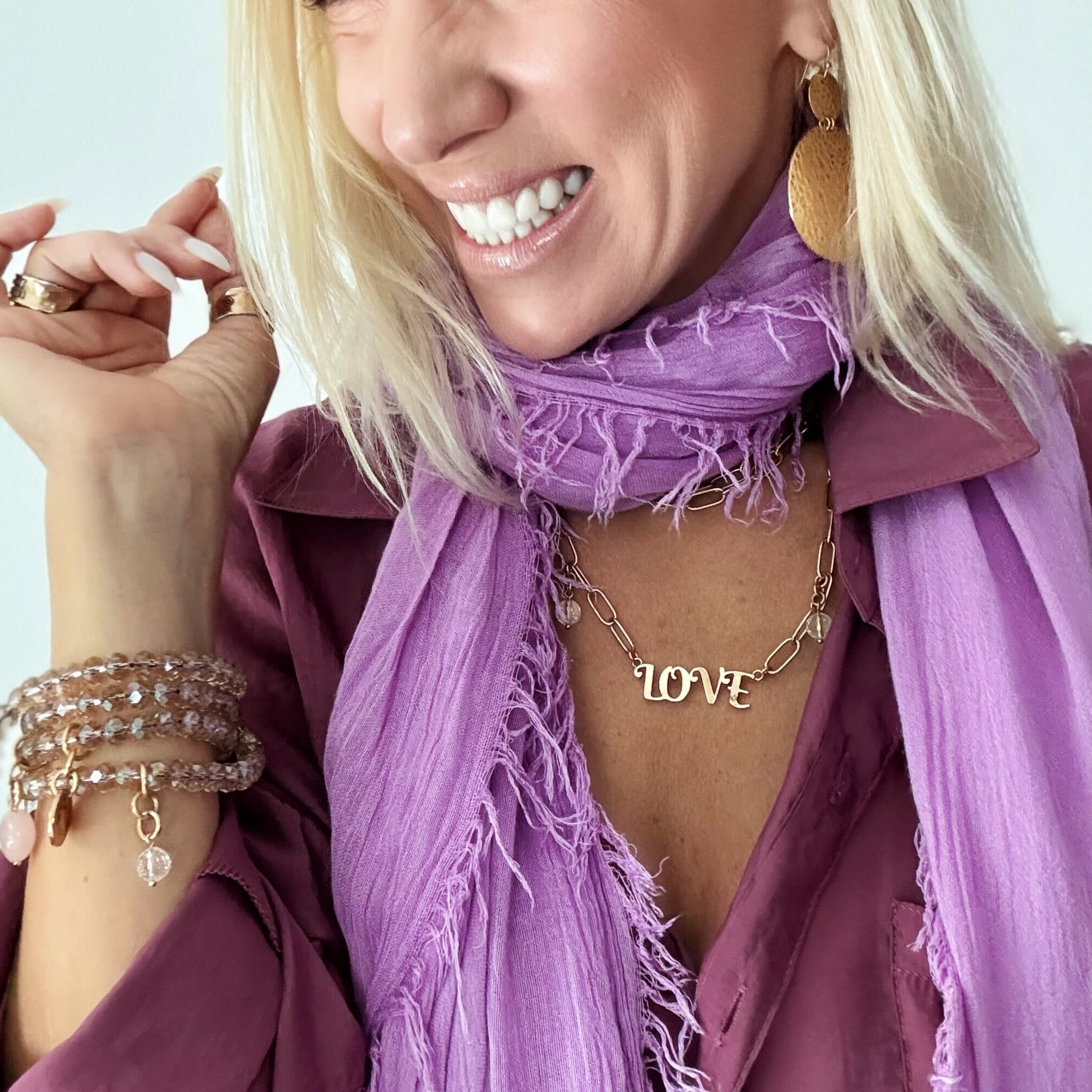 Believe Love Crystal Boho Wrap Set