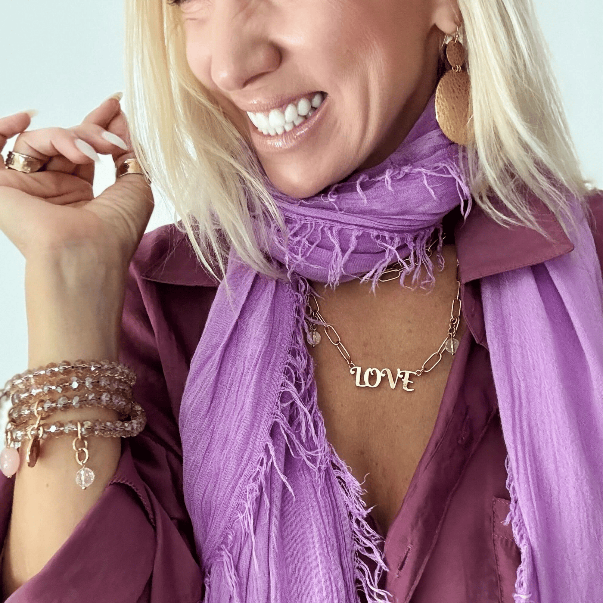 Believe Love Crystal Boho Wrap Set