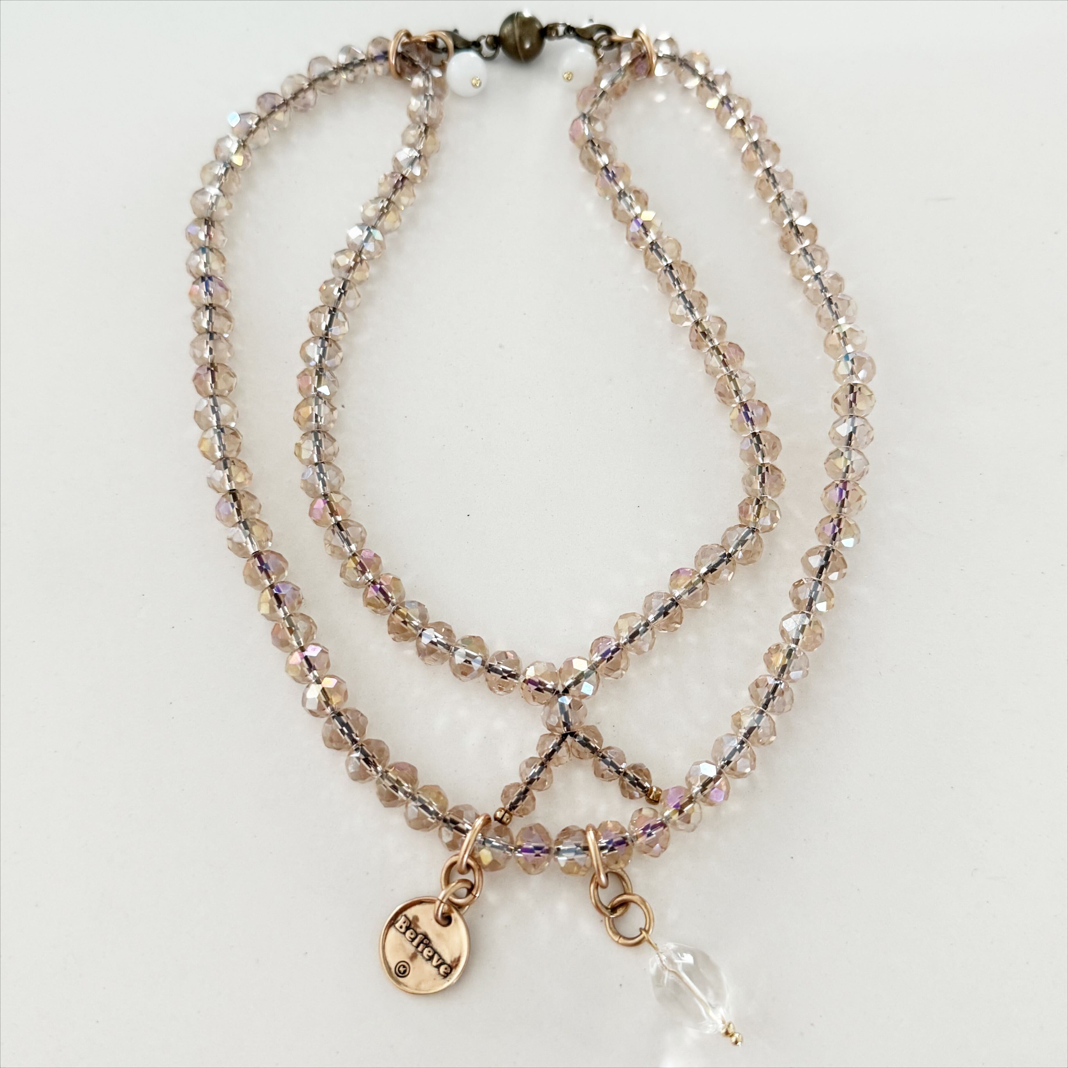 Believe Love Crystal Boho Wrap Set