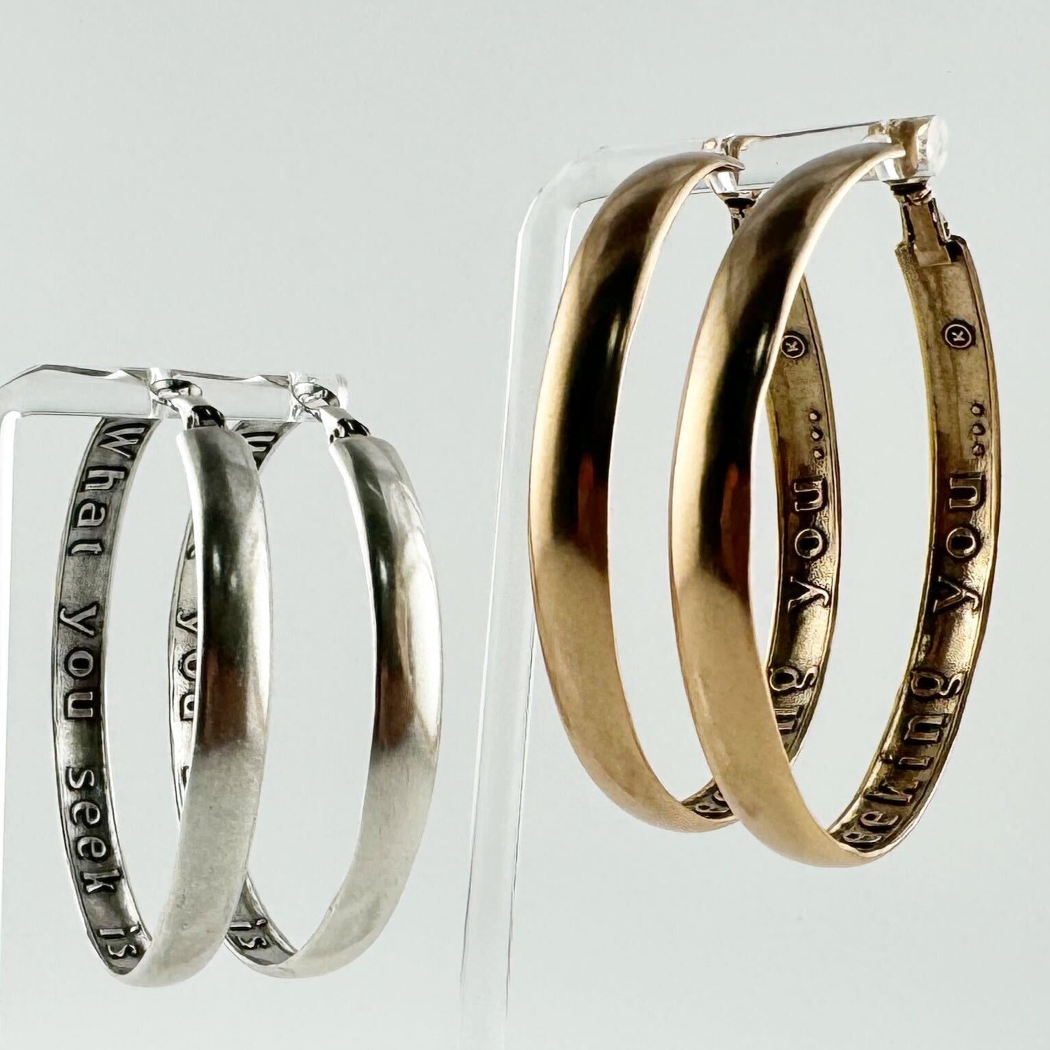 What You Seek Hoop Earrings