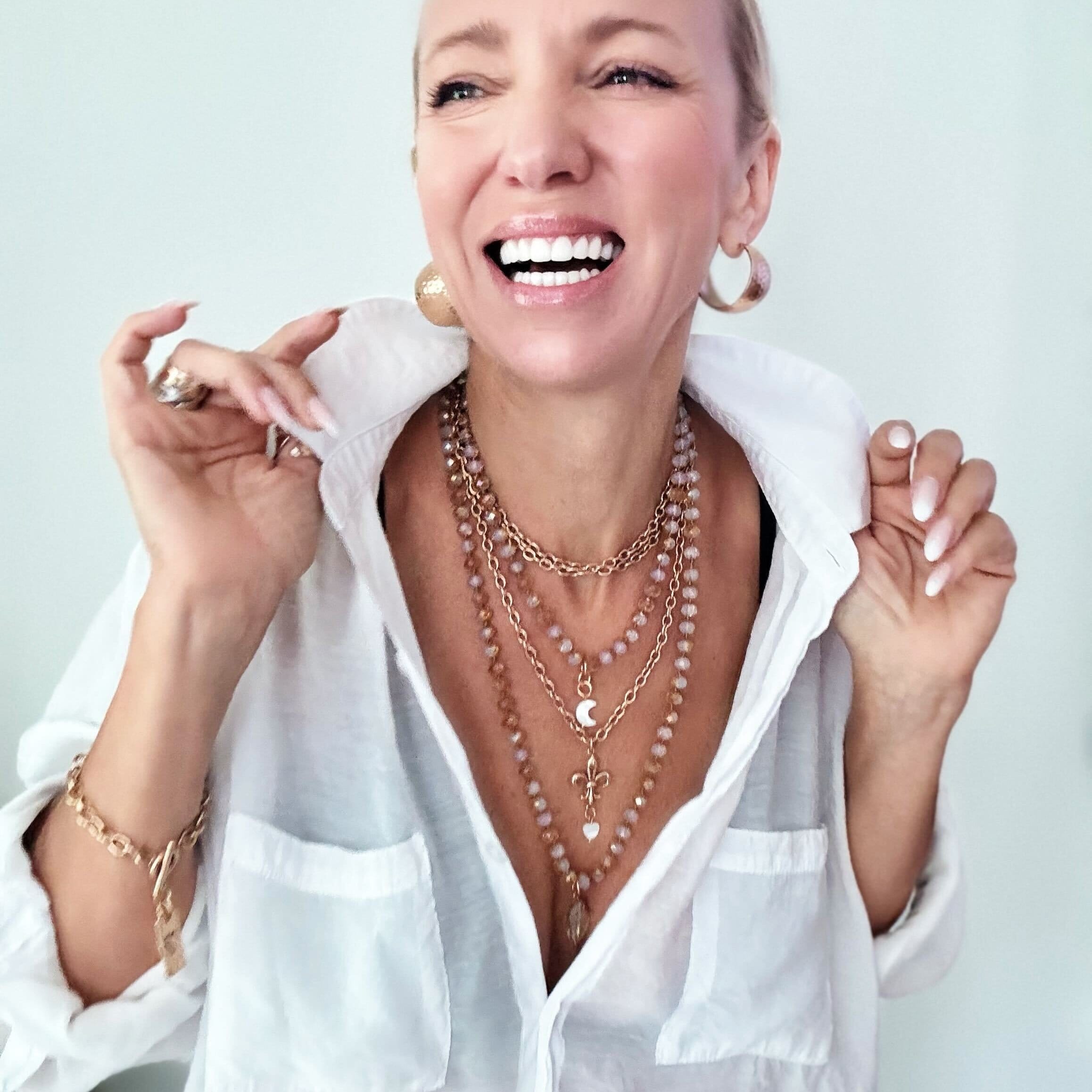 Love Fleur de Lis Fusion Necklace Duo Bundle
