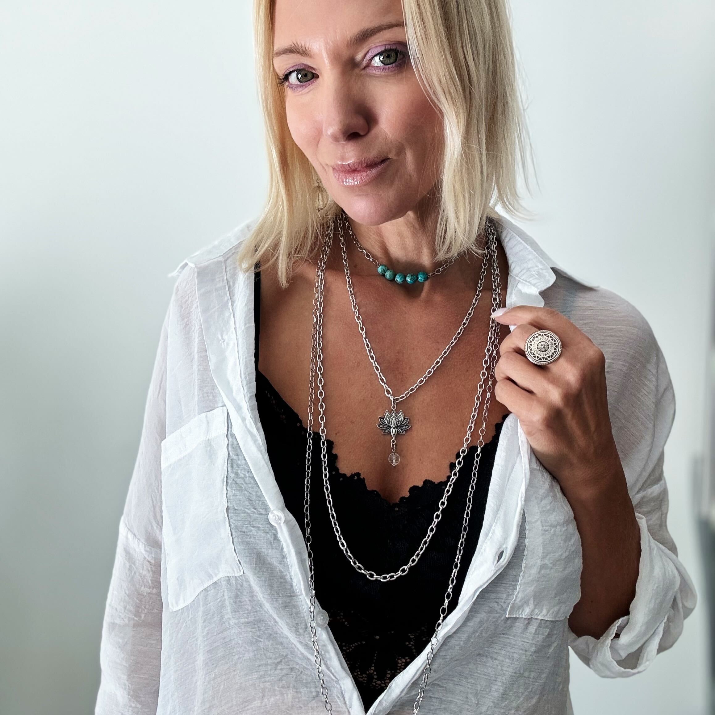 Have Faith Lotus Essential Necklace