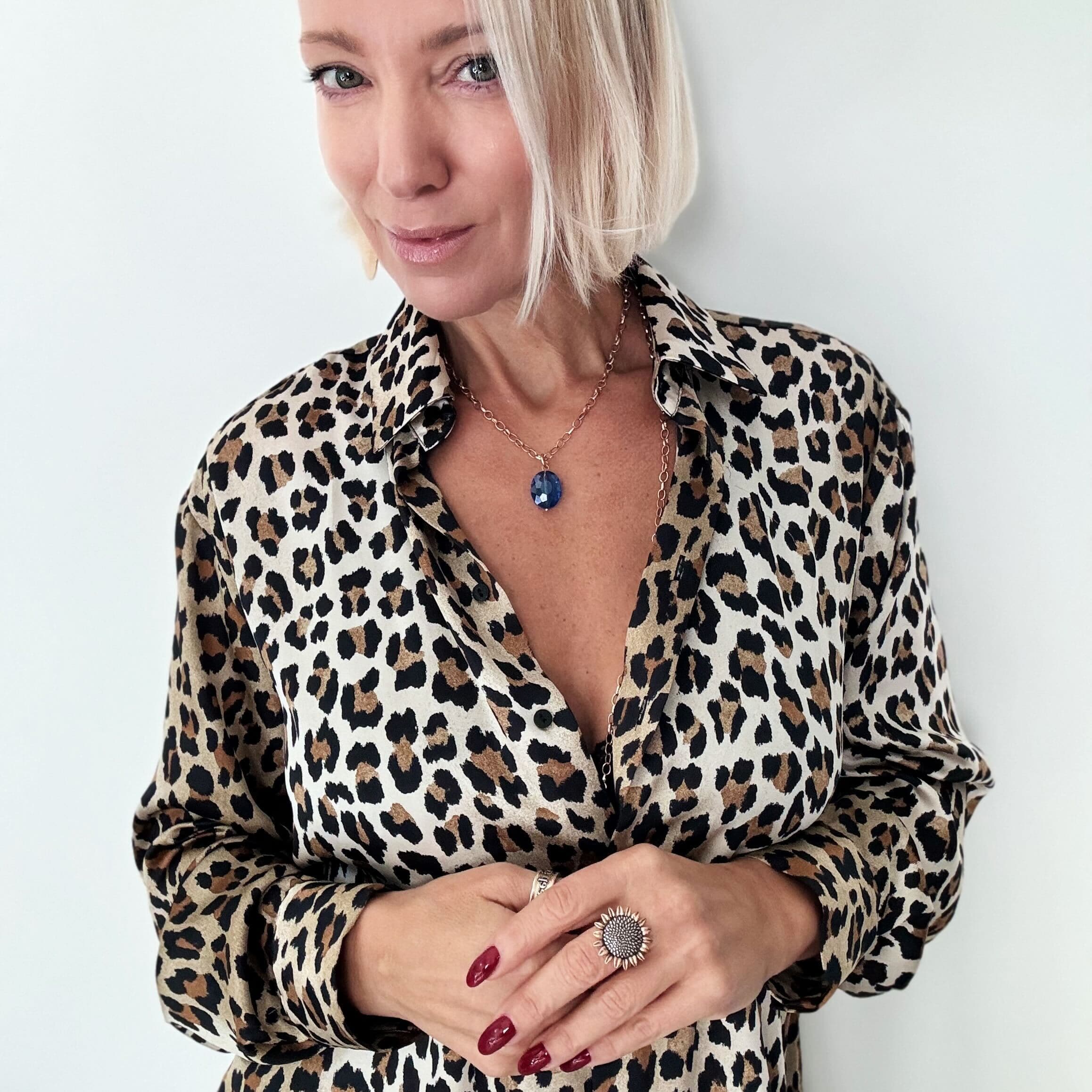 Crystal Layering Chain Necklace