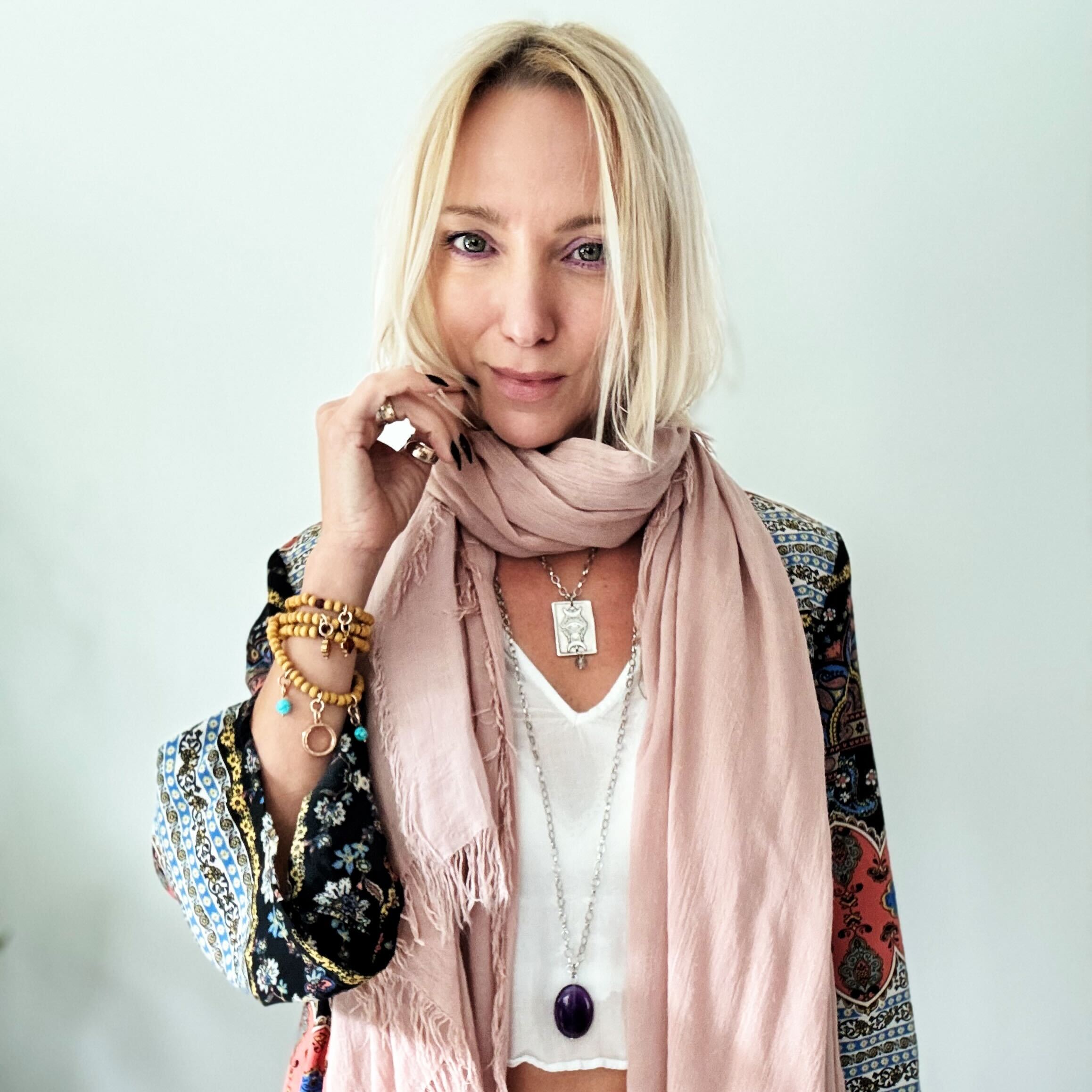 I Am Divinely Guided Triple Moon Original Necklace