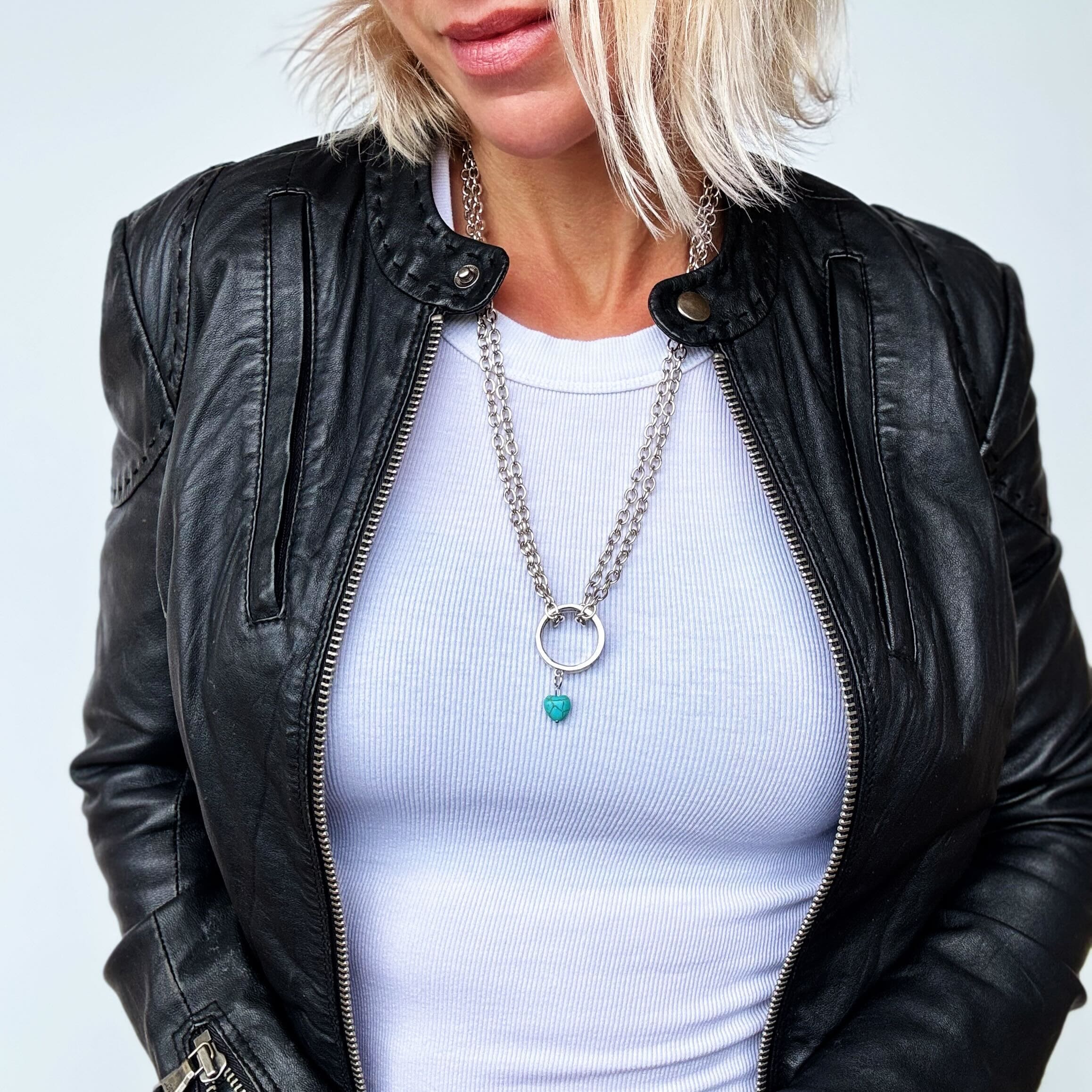 I Welcome Miracles Into My Life Ring Multifunctional Necklace