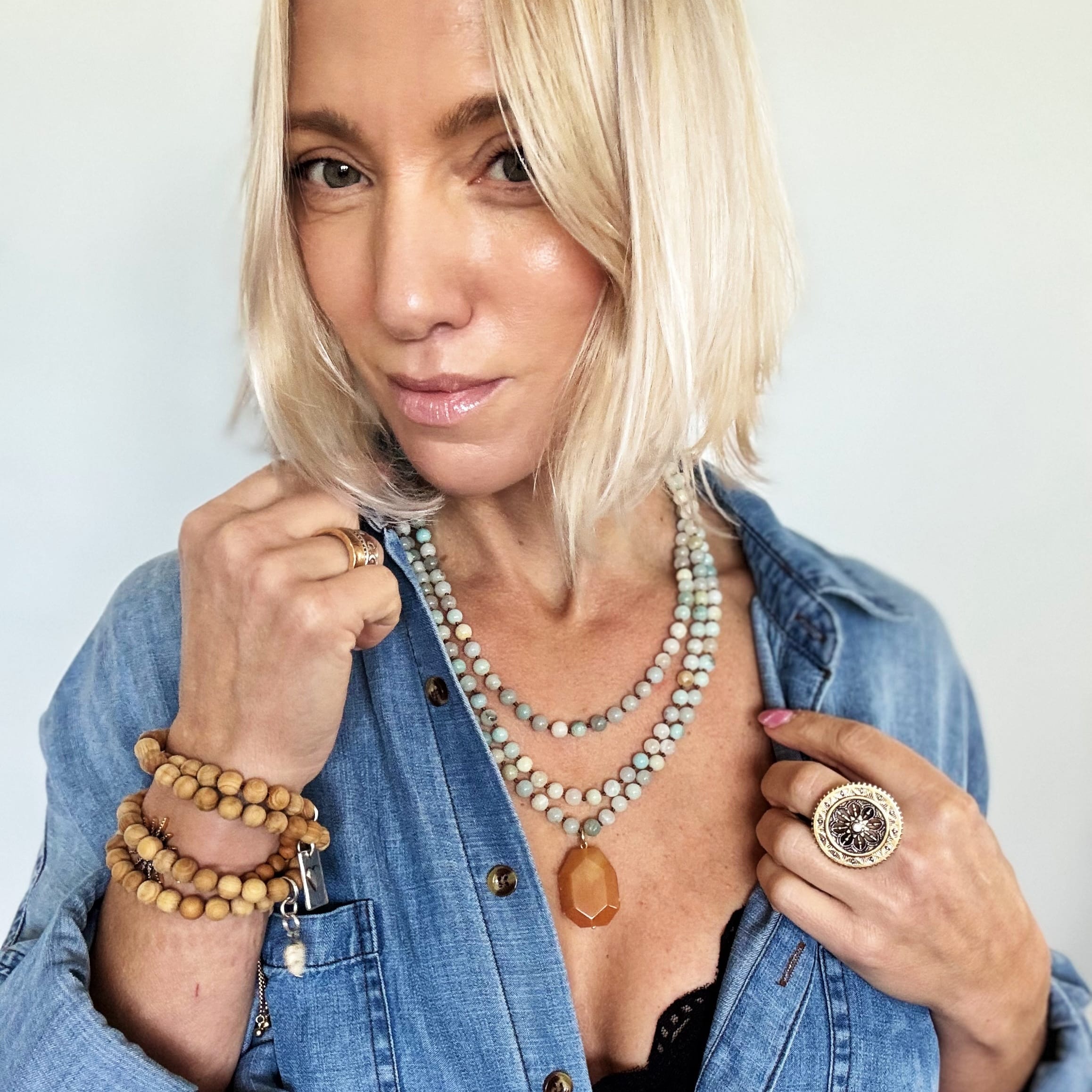 Stone Layering Necklace
