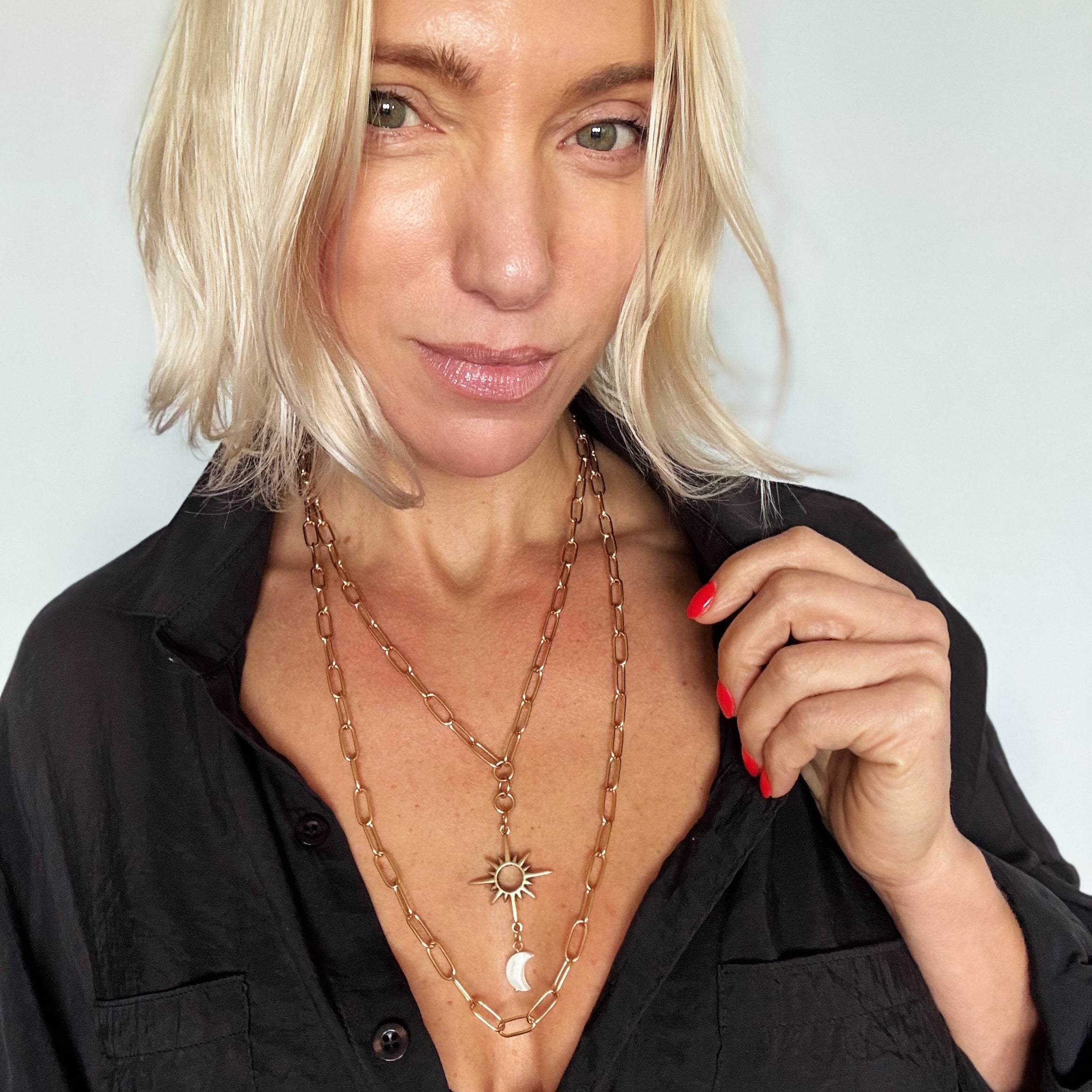 Just Breathe Starburst Fusion Necklace Layering Bundle