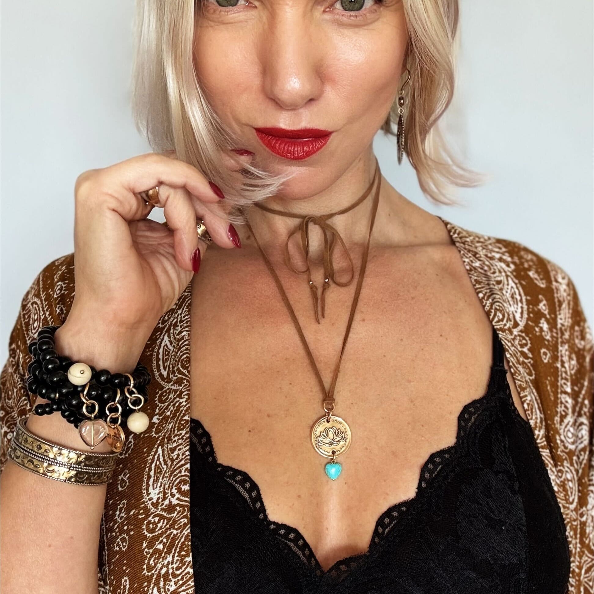 Remember Who the F*ck You Are Leather Necklace