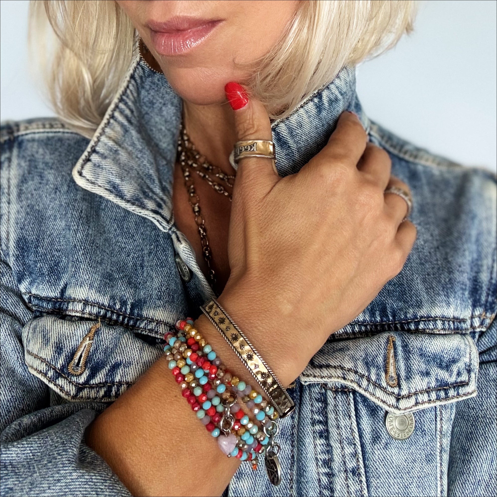 Multi-strand Adjustable Bracelet