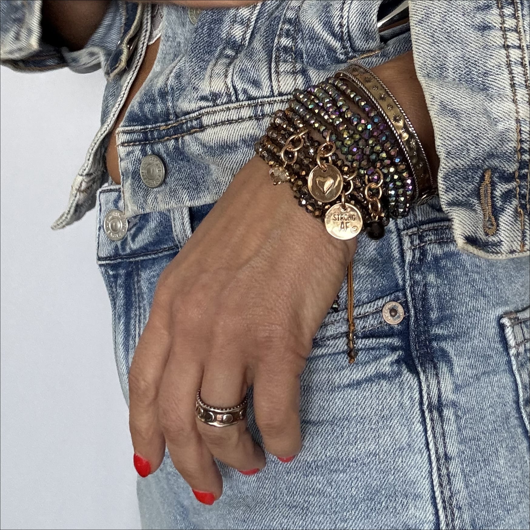 Multi-strand Adjustable Bracelet