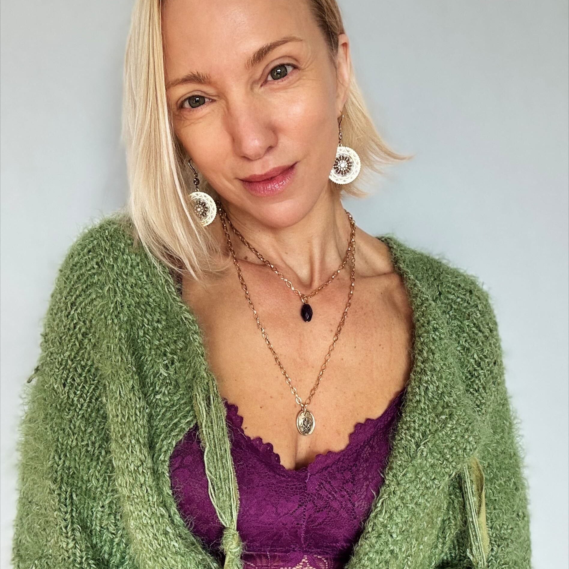 My Thoughts Create My Reality Dainty Necklace