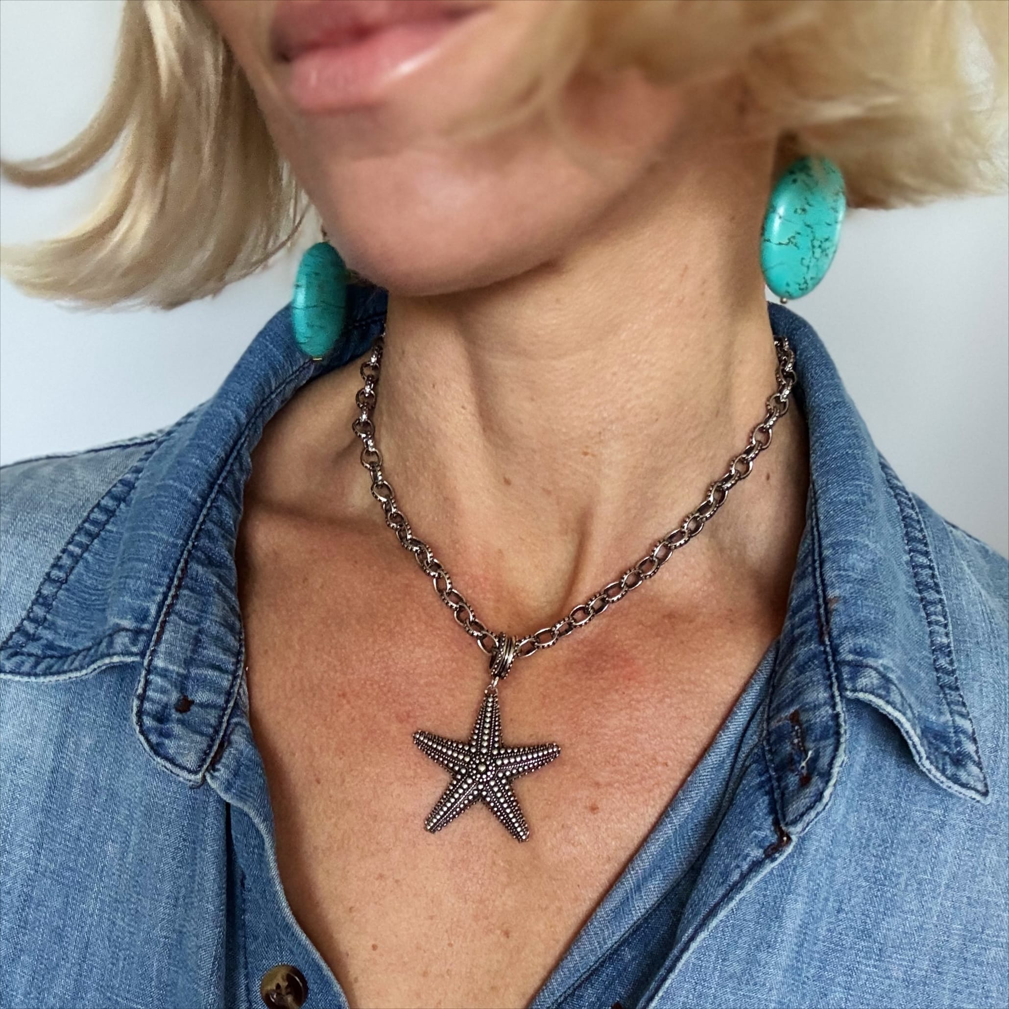 Trust the Process Starfish Adjustable Necklace