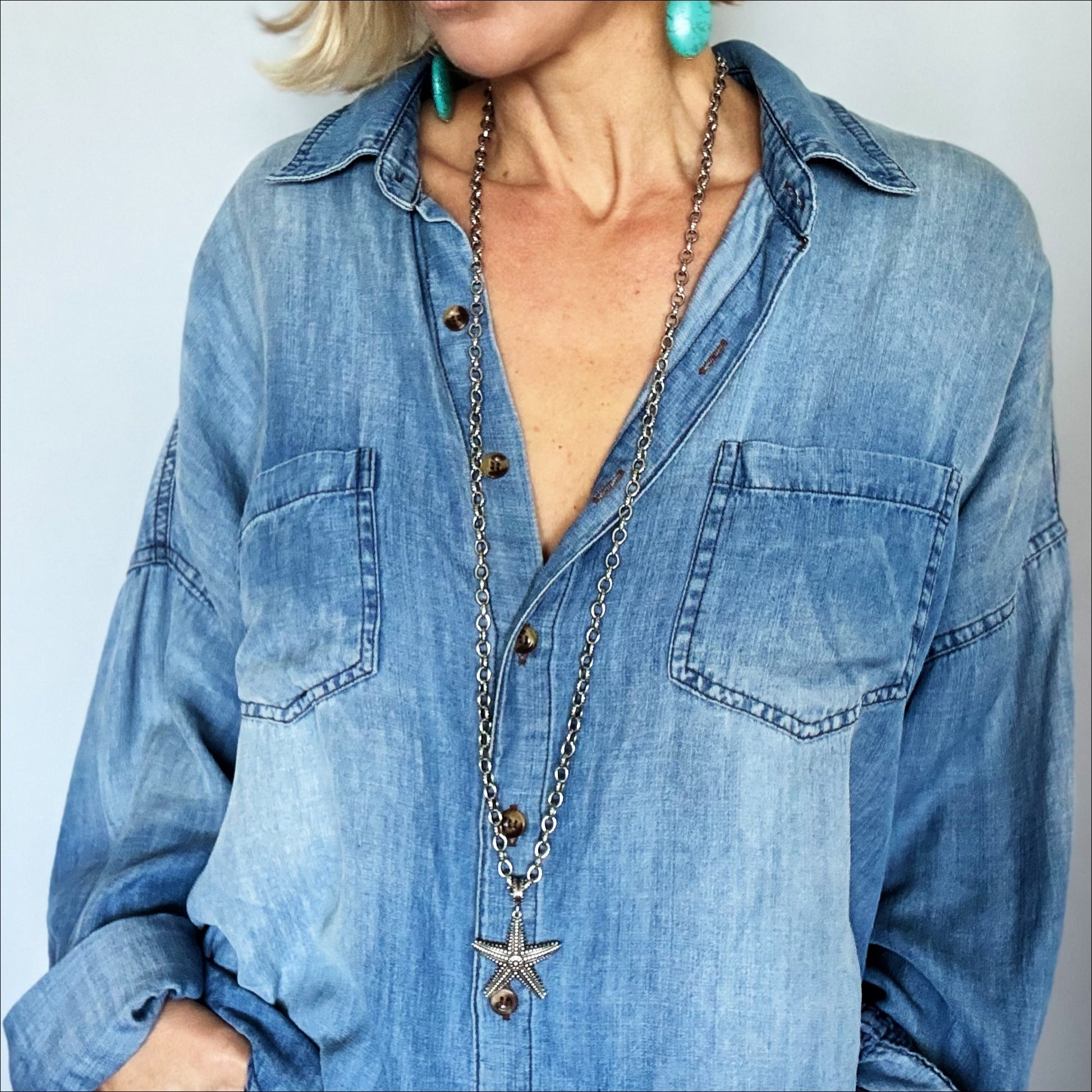 Trust the Process Starfish Adjustable Necklace