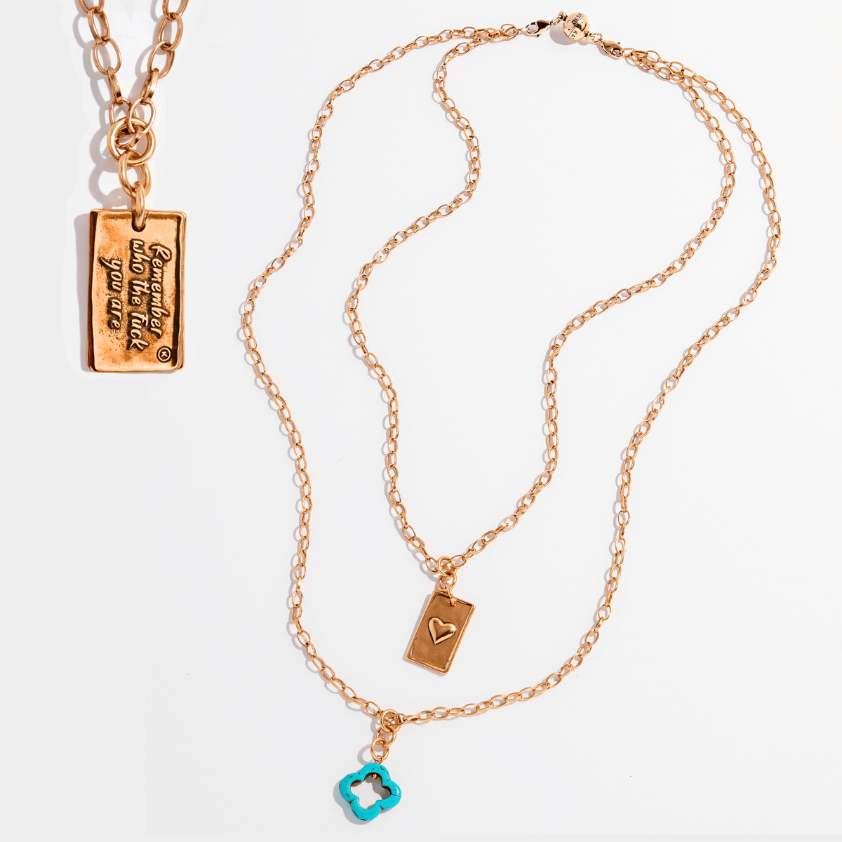 Remember Who the F*ck You Are Original Lite Necklace