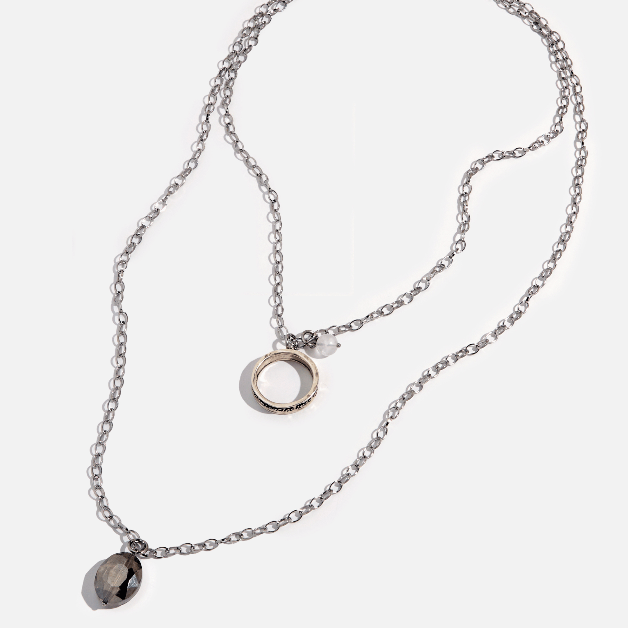 I Welcome Miracles Ring Original Necklace