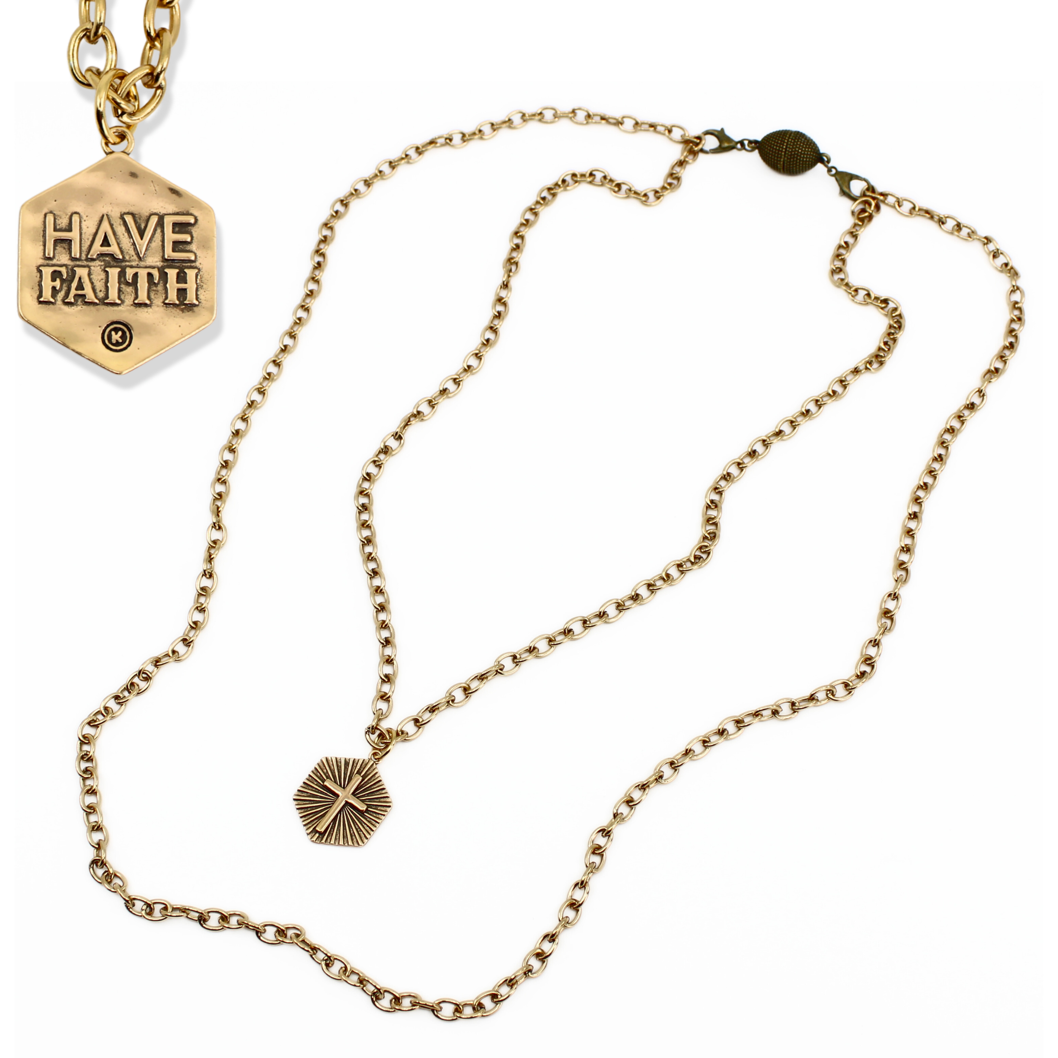 Have Faith Shining Cross Essential Necklace