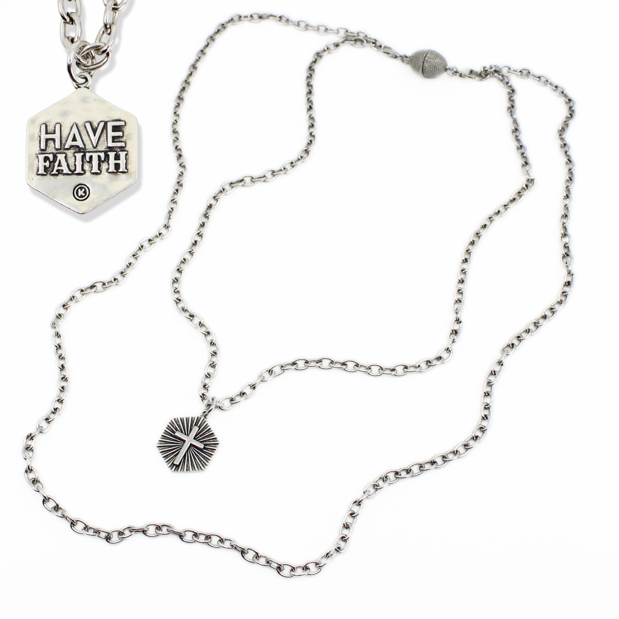 Have Faith Shining Cross Essential Necklace