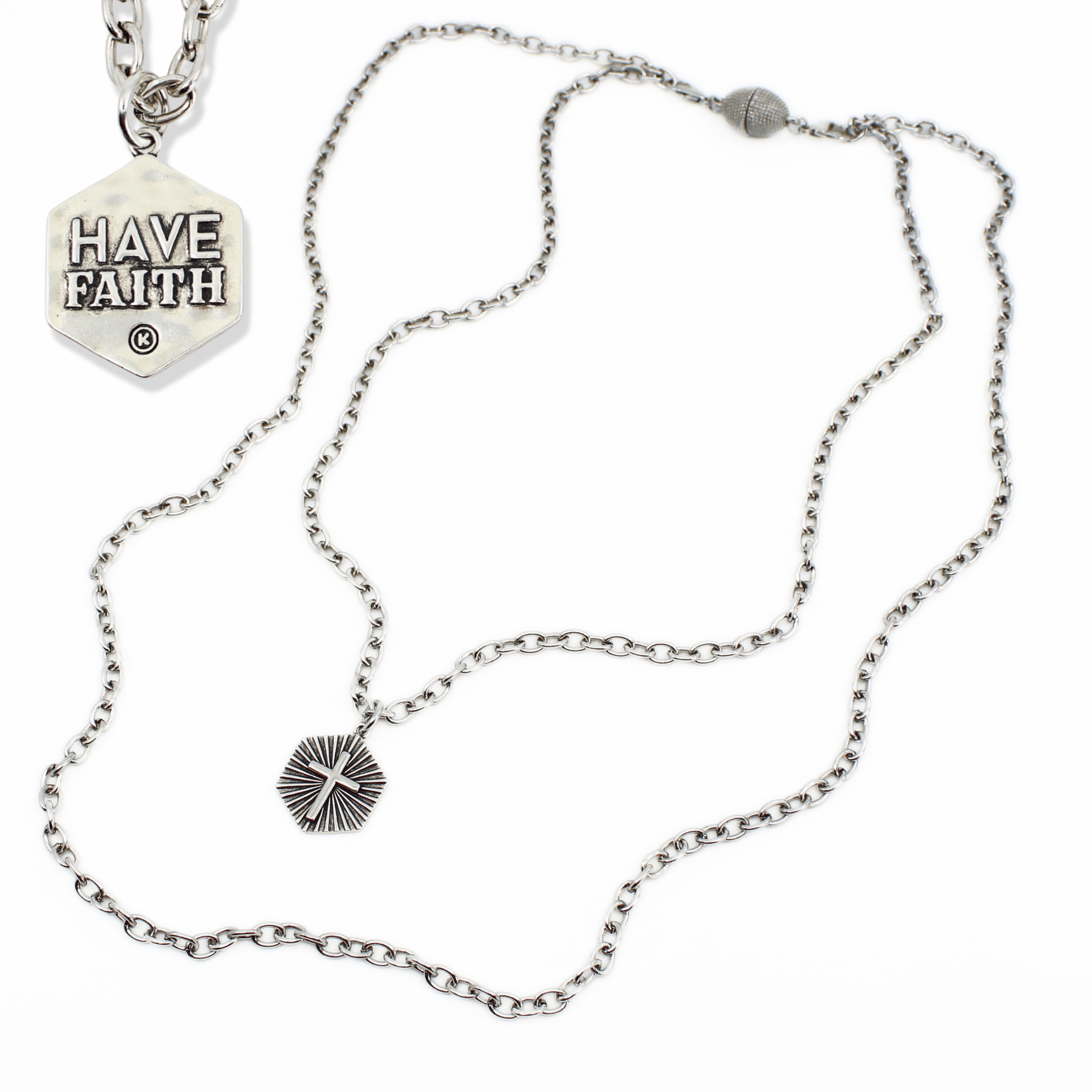 Have Faith Shining Cross Essential Necklace