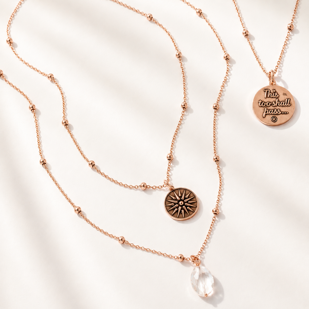 This Too Shall Pass Star Dainty Necklace