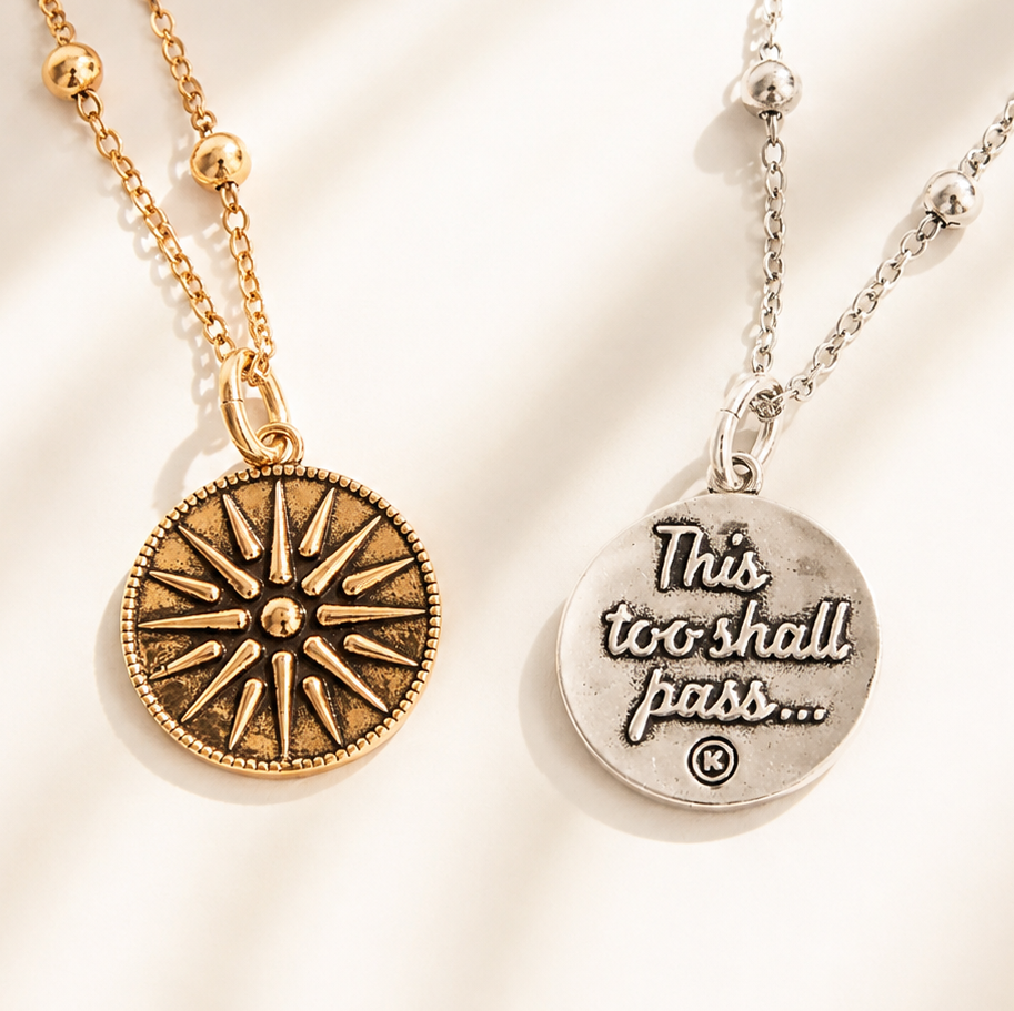 This Too Shall Pass Star Dainty Necklace